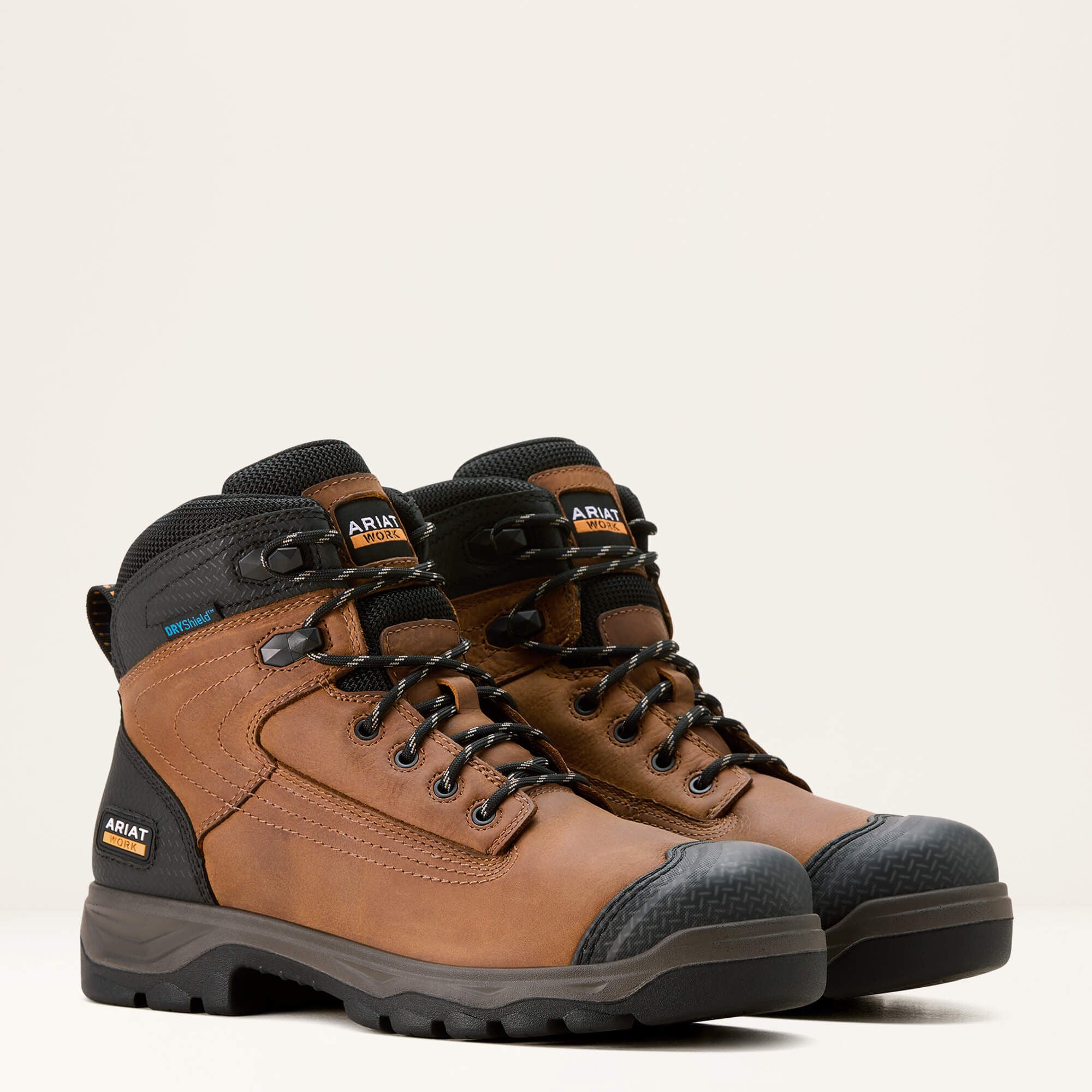 Turbo Duratread XTR 6" Waterproof Work Boot Men - NATURAL BROWN