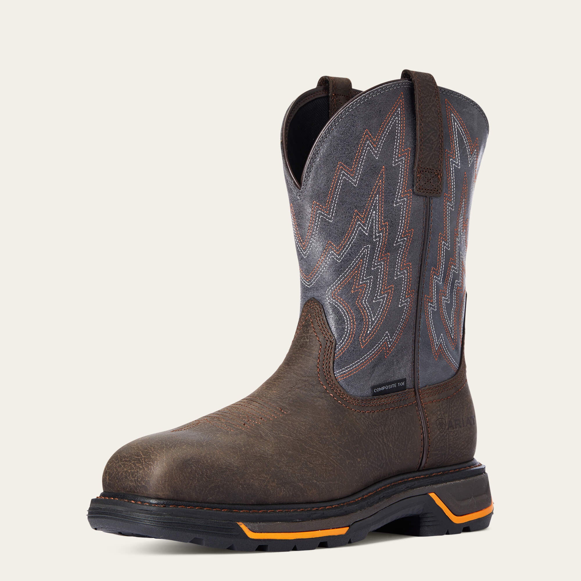 Big Rig Composite Toe Work Boot Men - IRON COFFEE