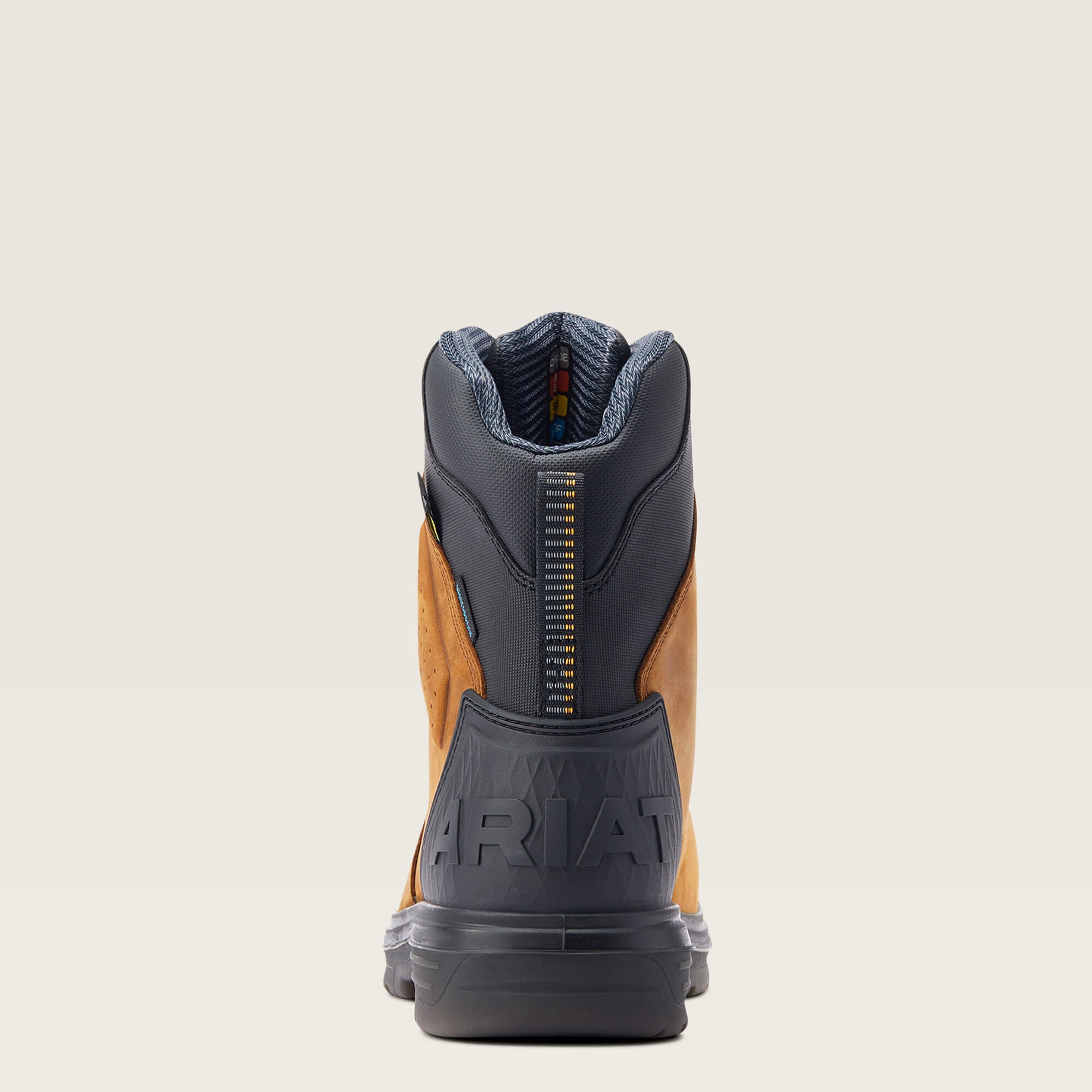 Turbo Outlaw 8" CSA MetGuard Waterproof Carbon Toe Work Boot Men - BARLEY BROWN