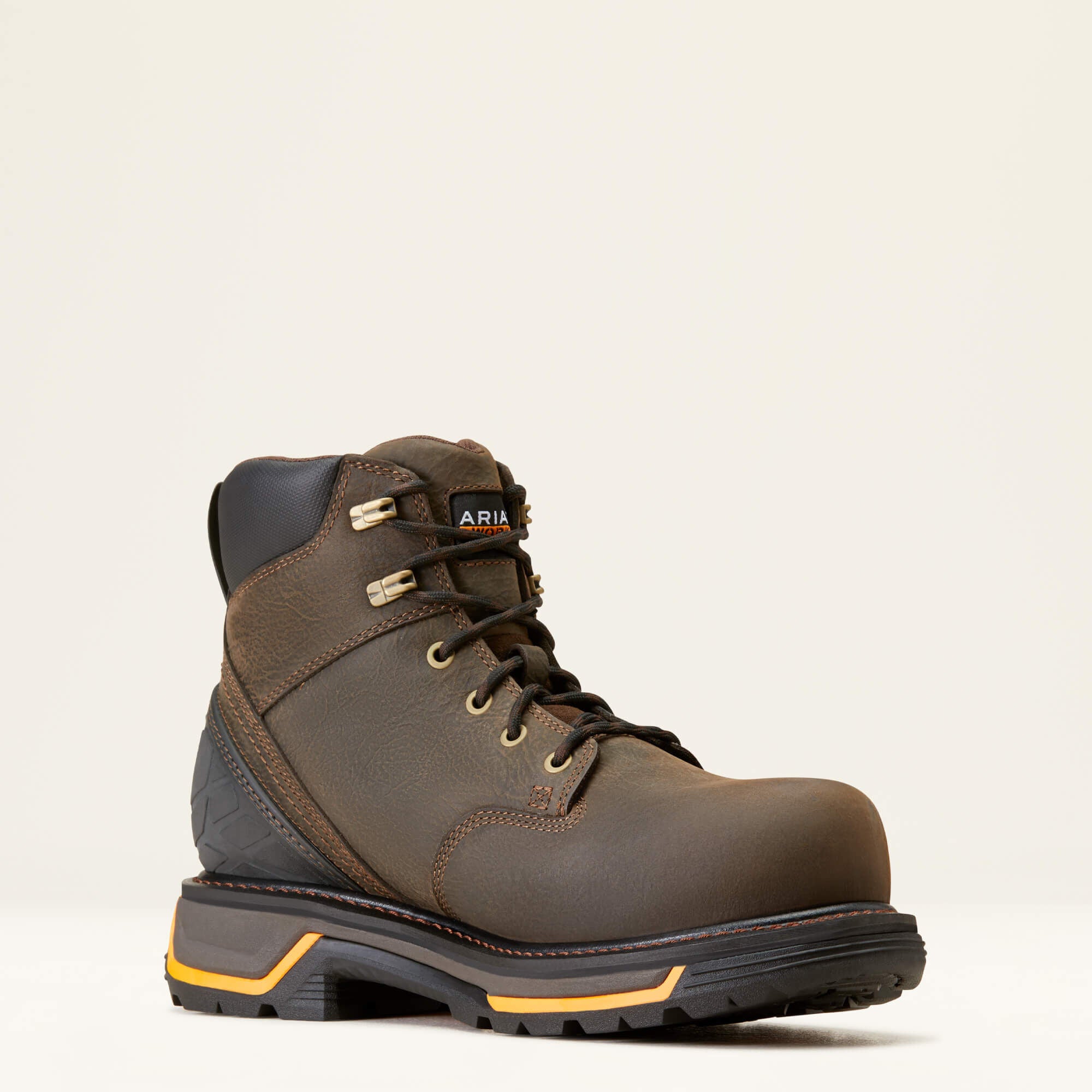 Big Rig 6" Waterproof Composite Toe Work Boot Men - IRON COFFEE