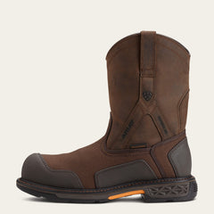 OverDrive XTR Waterproof Composite Toe Work Boot Men - BROWN WOVEN