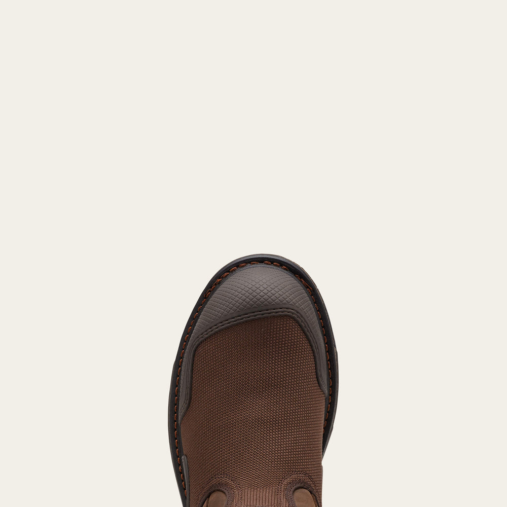 OverDrive XTR Waterproof Composite Toe Work Boot Men - BROWN WOVEN