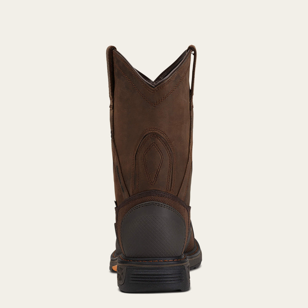 OverDrive XTR Waterproof Composite Toe Work Boot Men - BROWN WOVEN