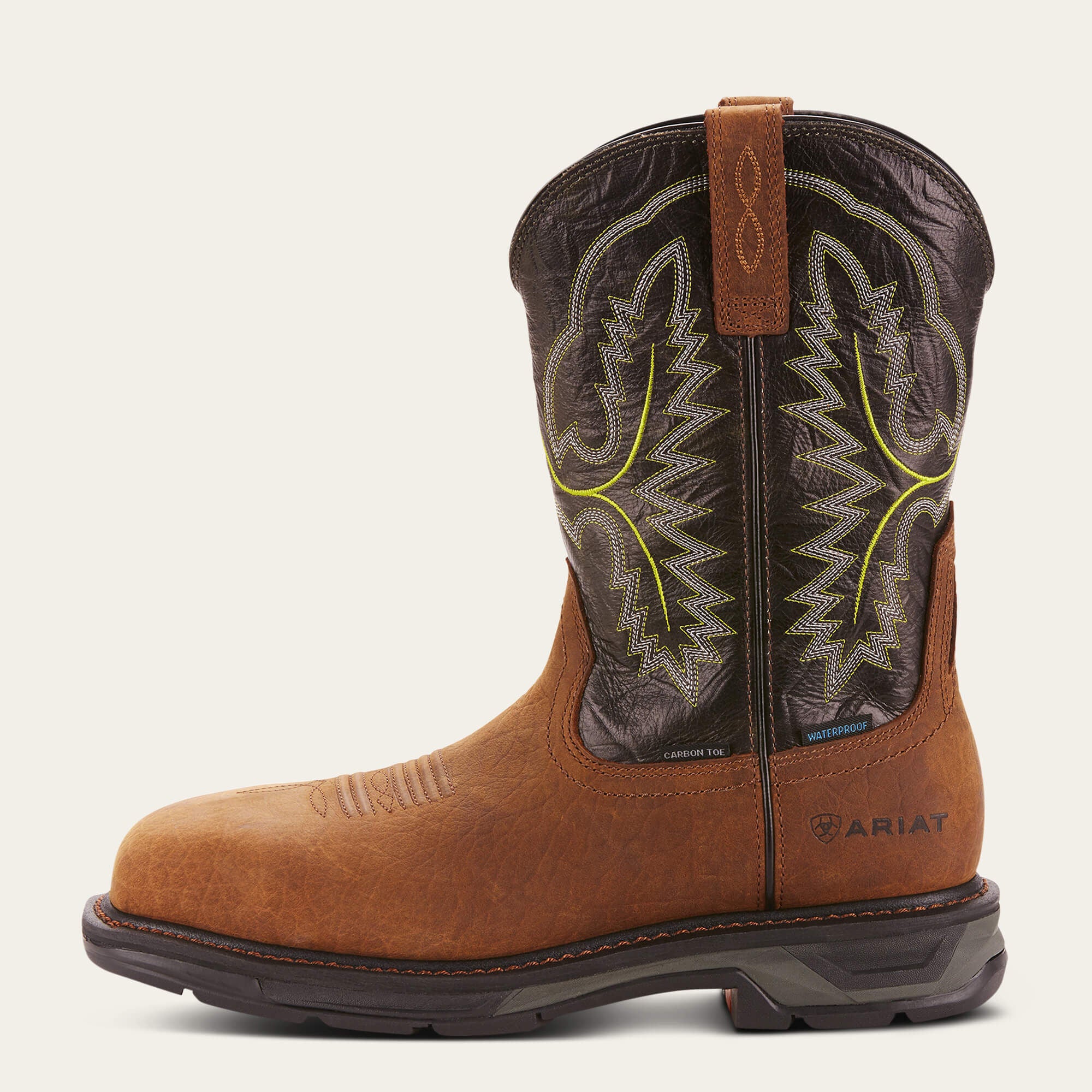 WorkHog XT Waterproof Carbon Toe Work Boot Men - TUMBLED BARK