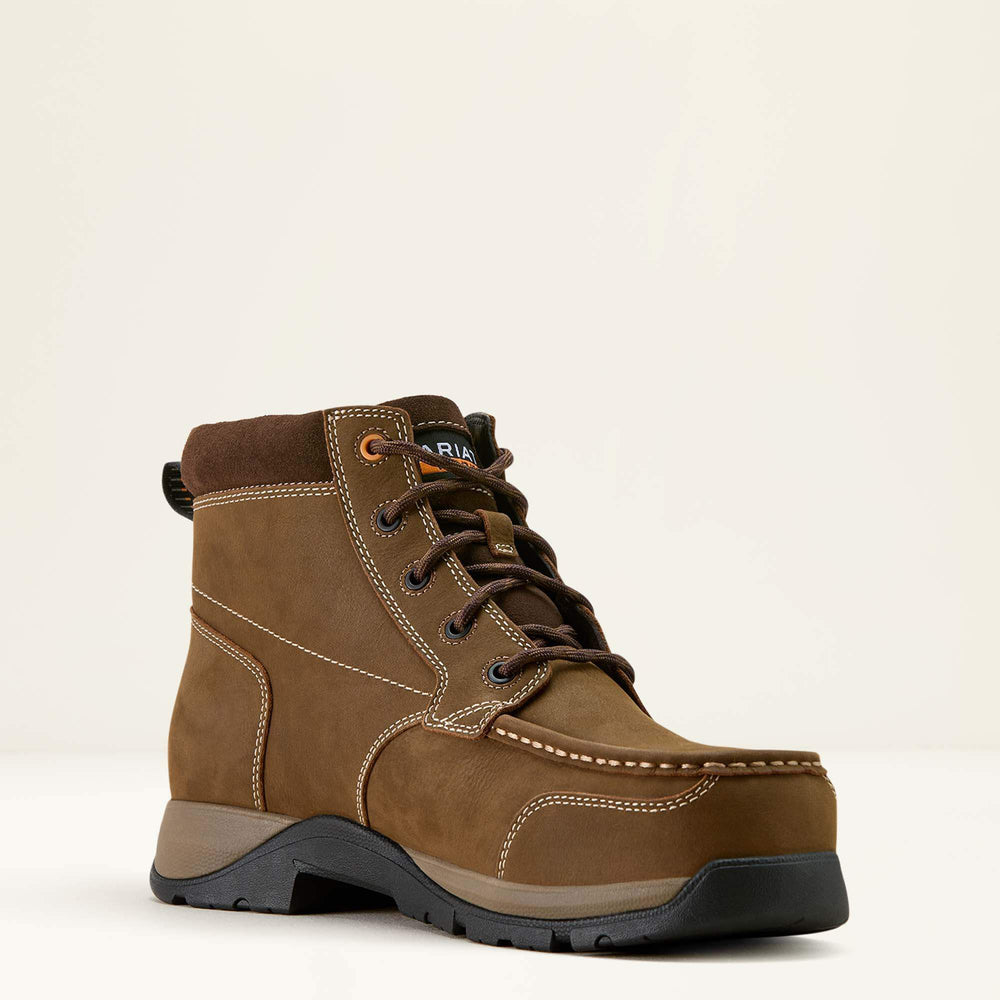 Edge Chukka 6" Composite Toe Work Boot Men - DARK BROWN