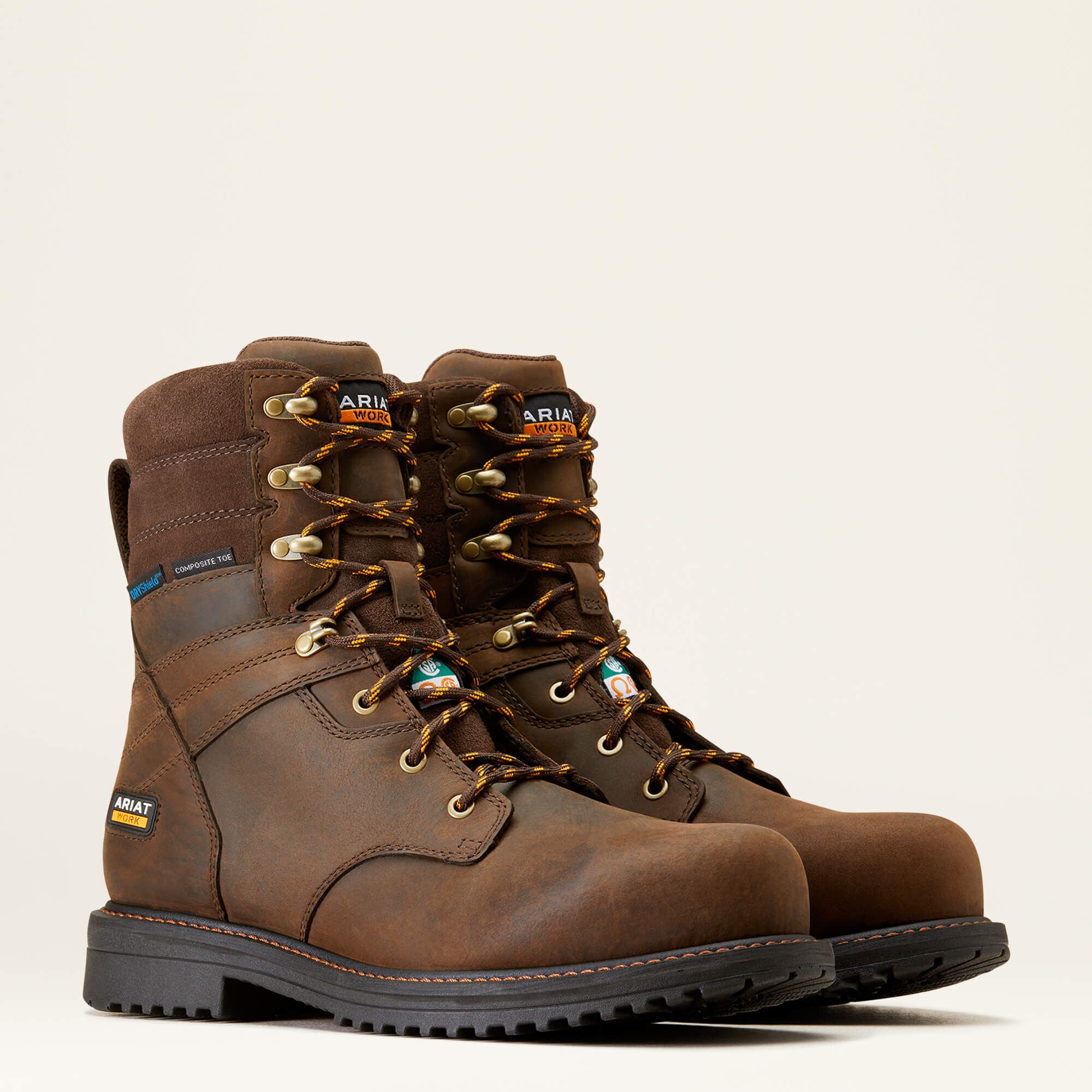 RigTEK 8" CSA Waterproof Composite Toe Work Boot Men - OILY DISTRESSED BROWN/OILY DISTRESSED BR