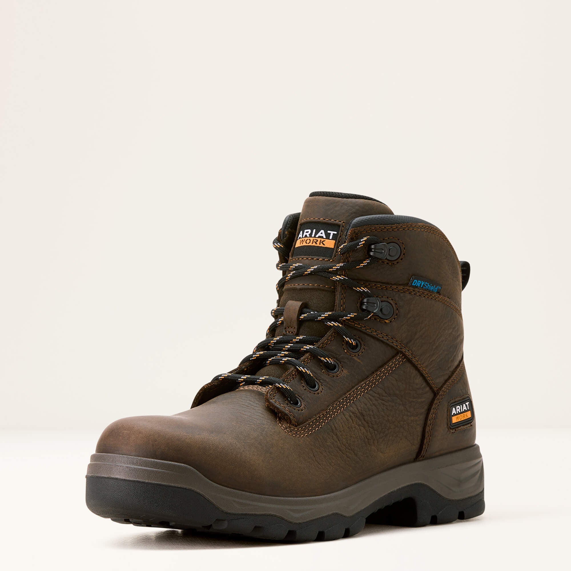 Turbo Duratread 6" Waterproof Work Boot Men - DARK BROWN