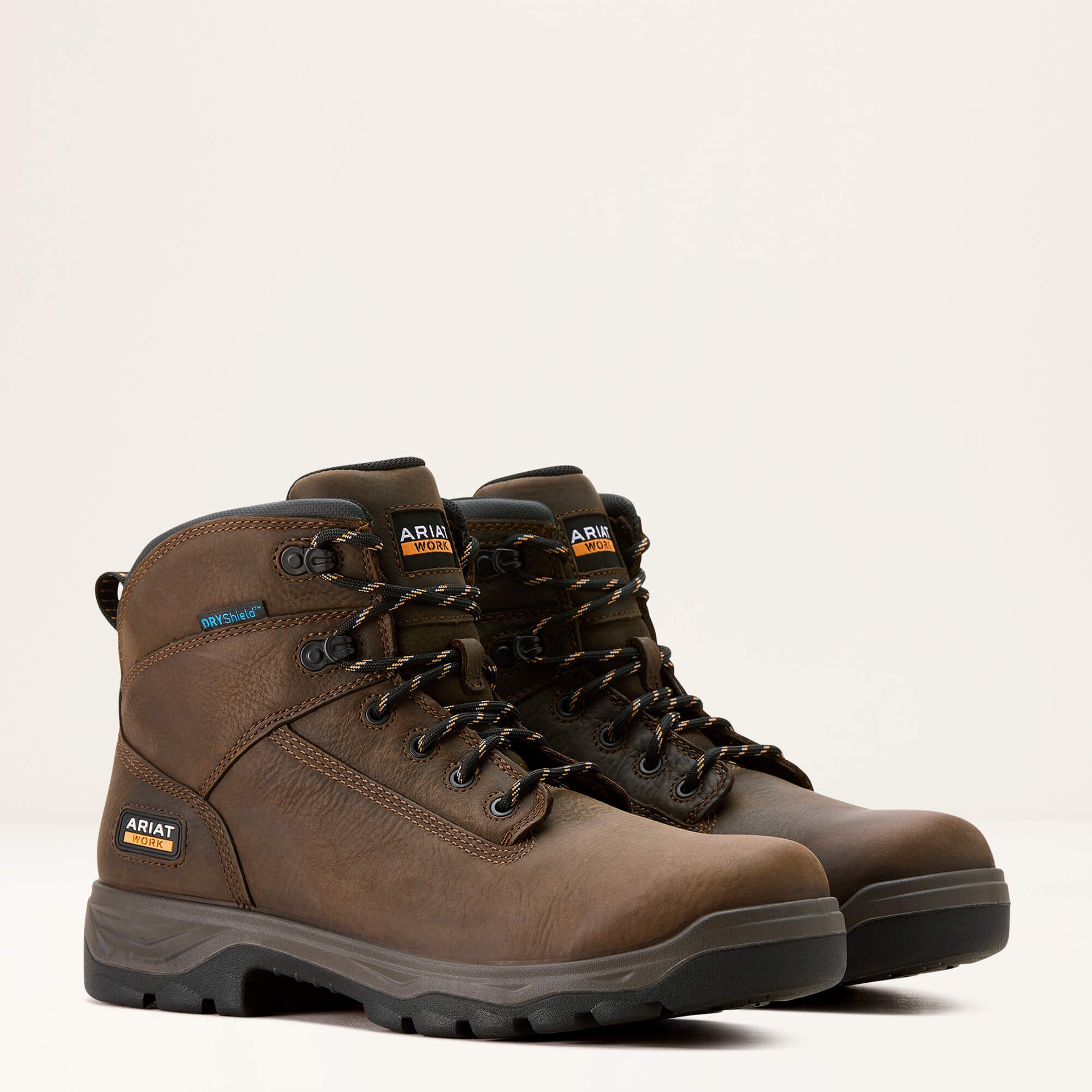 Turbo Duratread 6" Waterproof Work Boot Men - DARK BROWN
