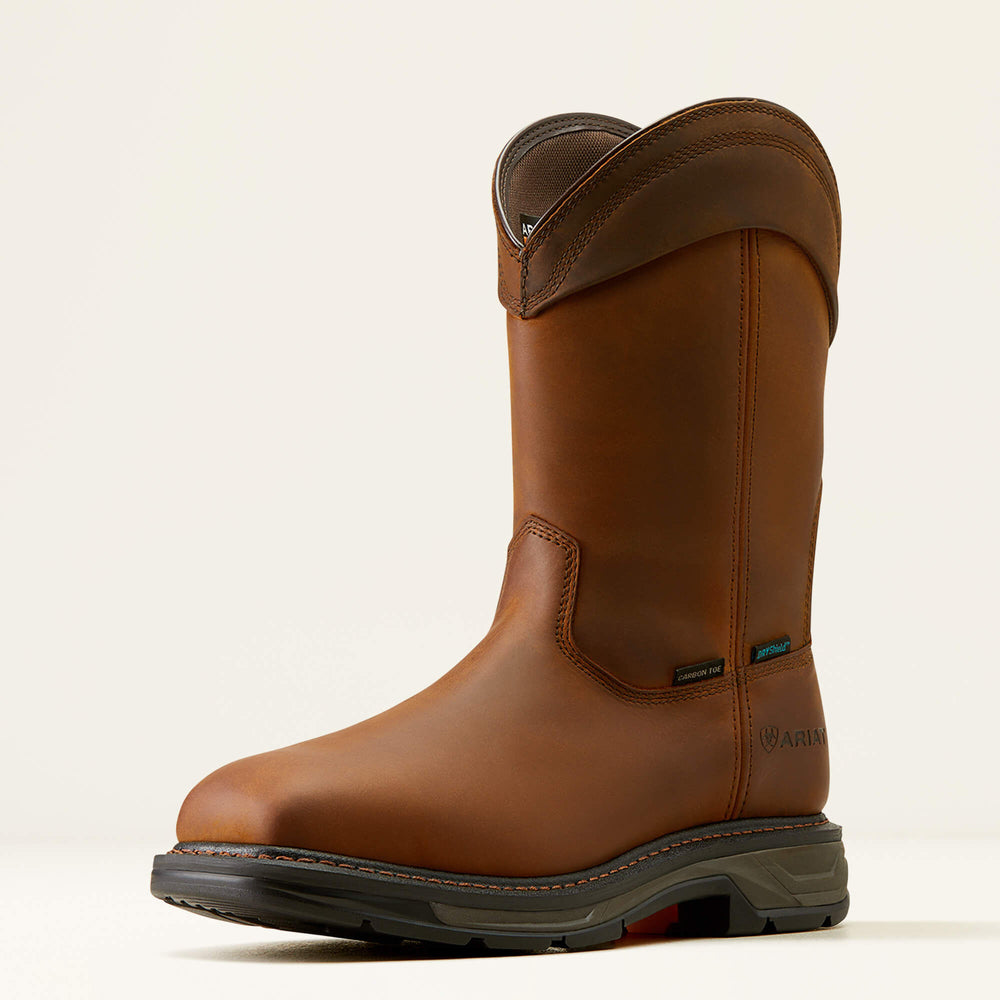 WorkHog XT Wellington Waterproof Carbon Toe Work Boot Men - DISTRESSED BROWN