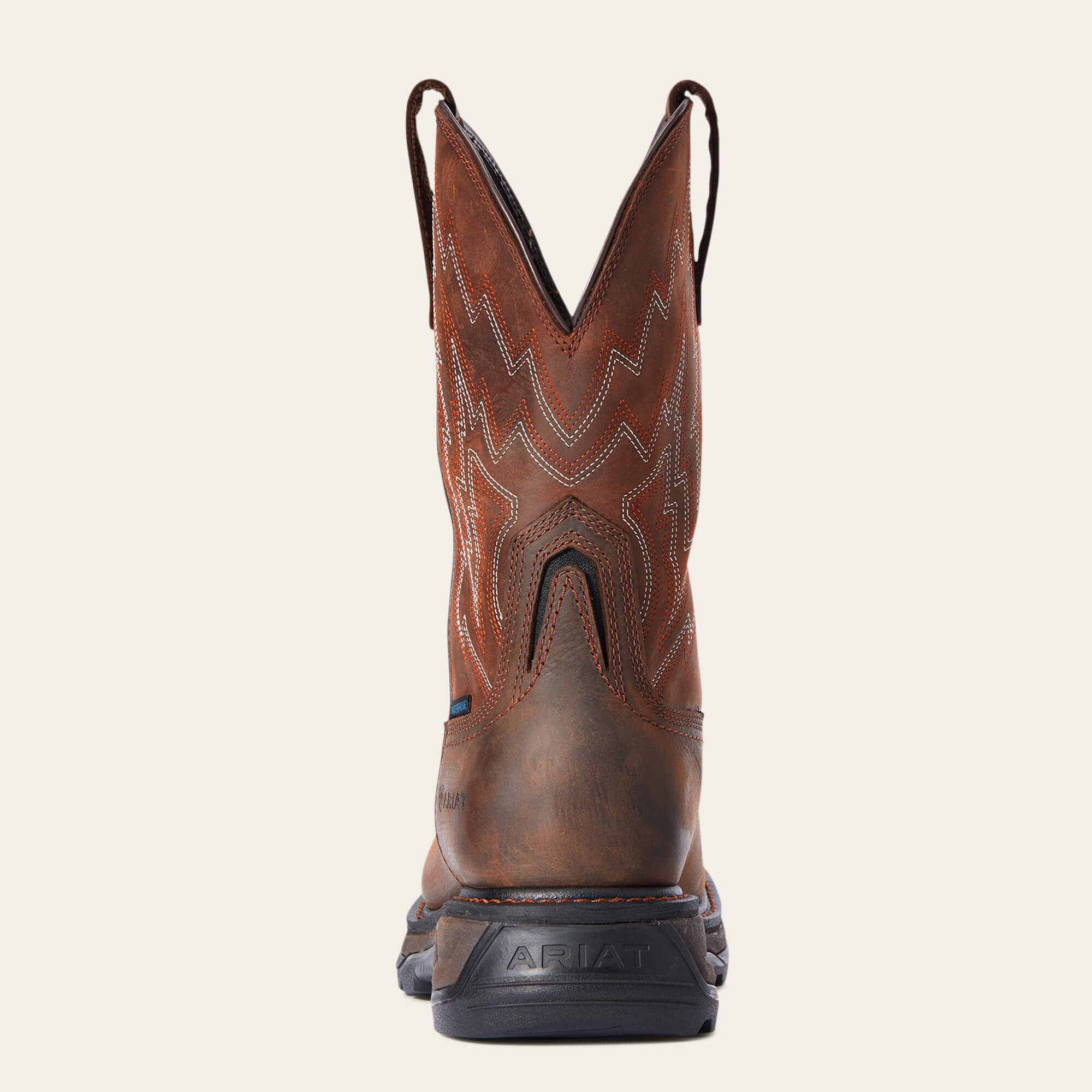 Big Rig Waterproof Work Boot Men - DARK BROWN