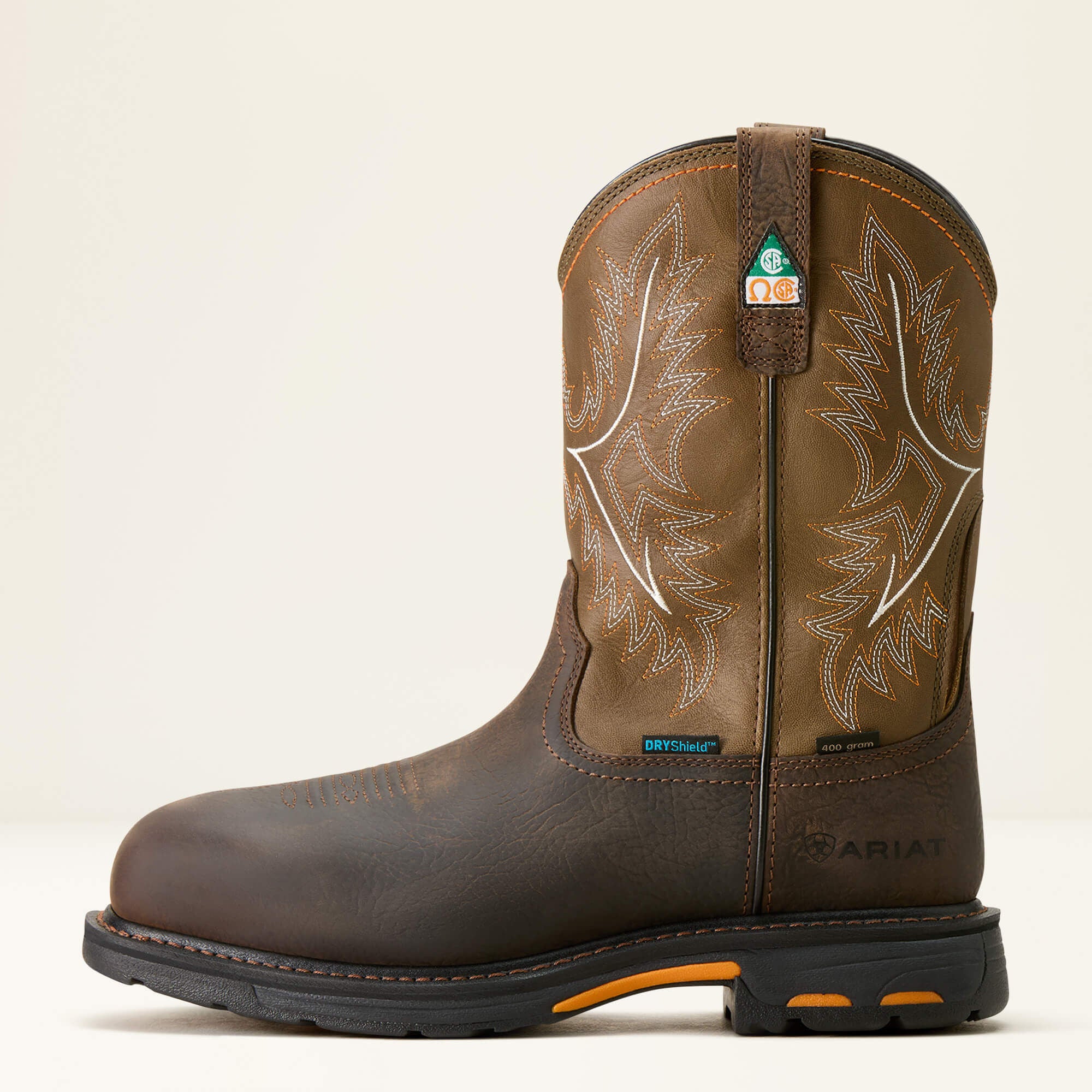 WorkHog CSA Waterproof Insulated Composite Toe Work Boot Men - BRUIN BROWN
