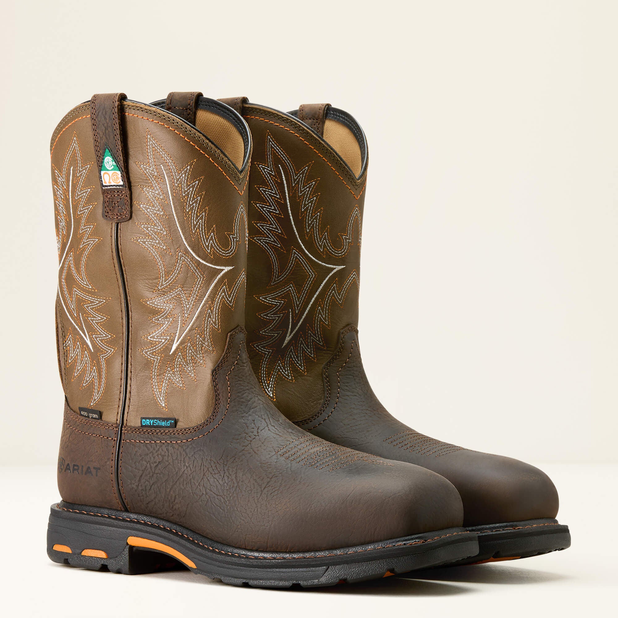 WorkHog CSA Waterproof Insulated Composite Toe Work Boot Men - BRUIN BROWN