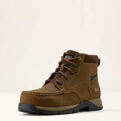 Edge Chukka 6" Composite Toe Work Boot Men - DARK BROWN