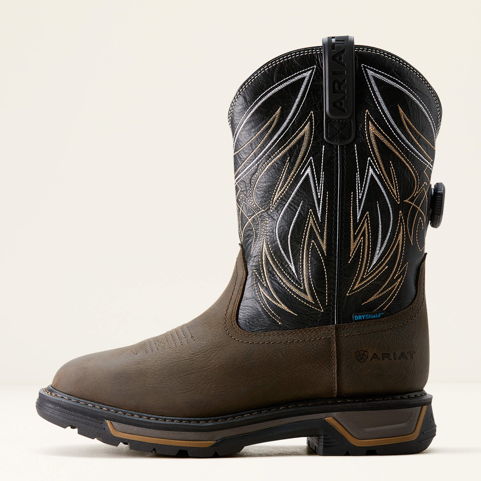 Big Rig BOA Waterproof Work Boot Men - IRON COFFEE/BLACK