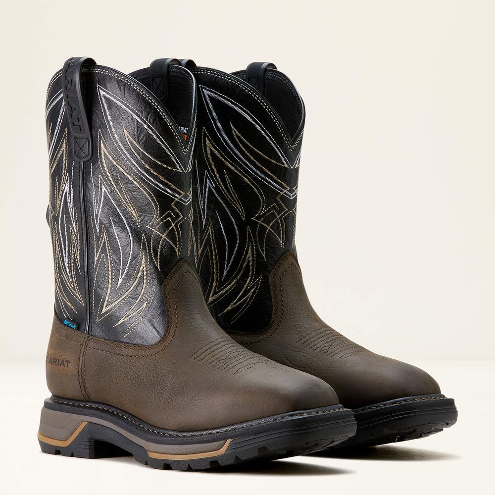 Big Rig BOA Waterproof Work Boot Men - IRON COFFEE/BLACK