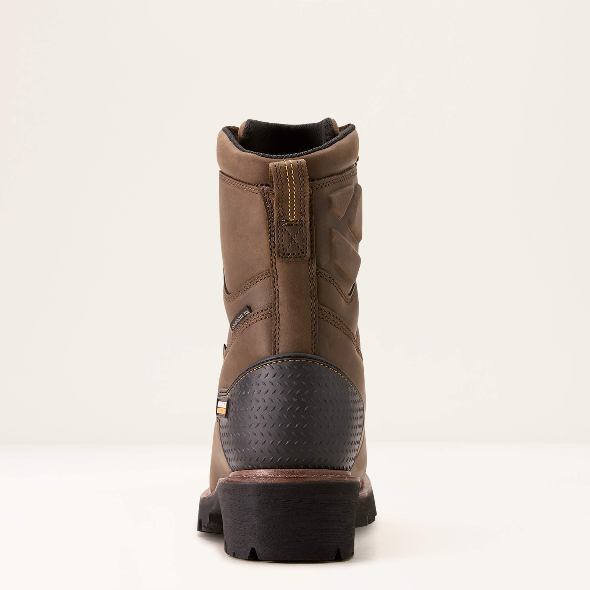 Powerline 8" 400G Waterproof 400g Composite Toe Work Boot Men - OILY DISTRESSED BROWN