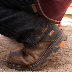 Intrepid 8" Waterproof Composite Toe Work Boot Men - RYE BROWN