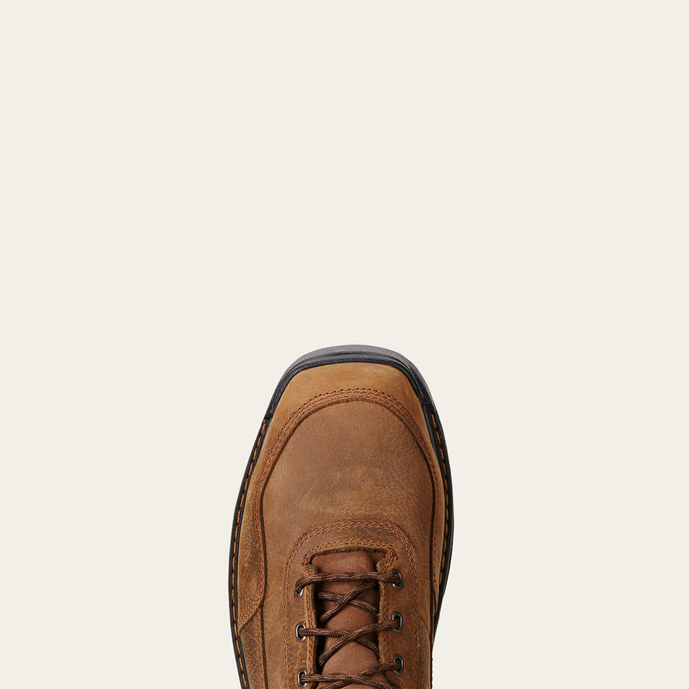 Intrepid 8" Waterproof Composite Toe Work Boot Men - RYE BROWN