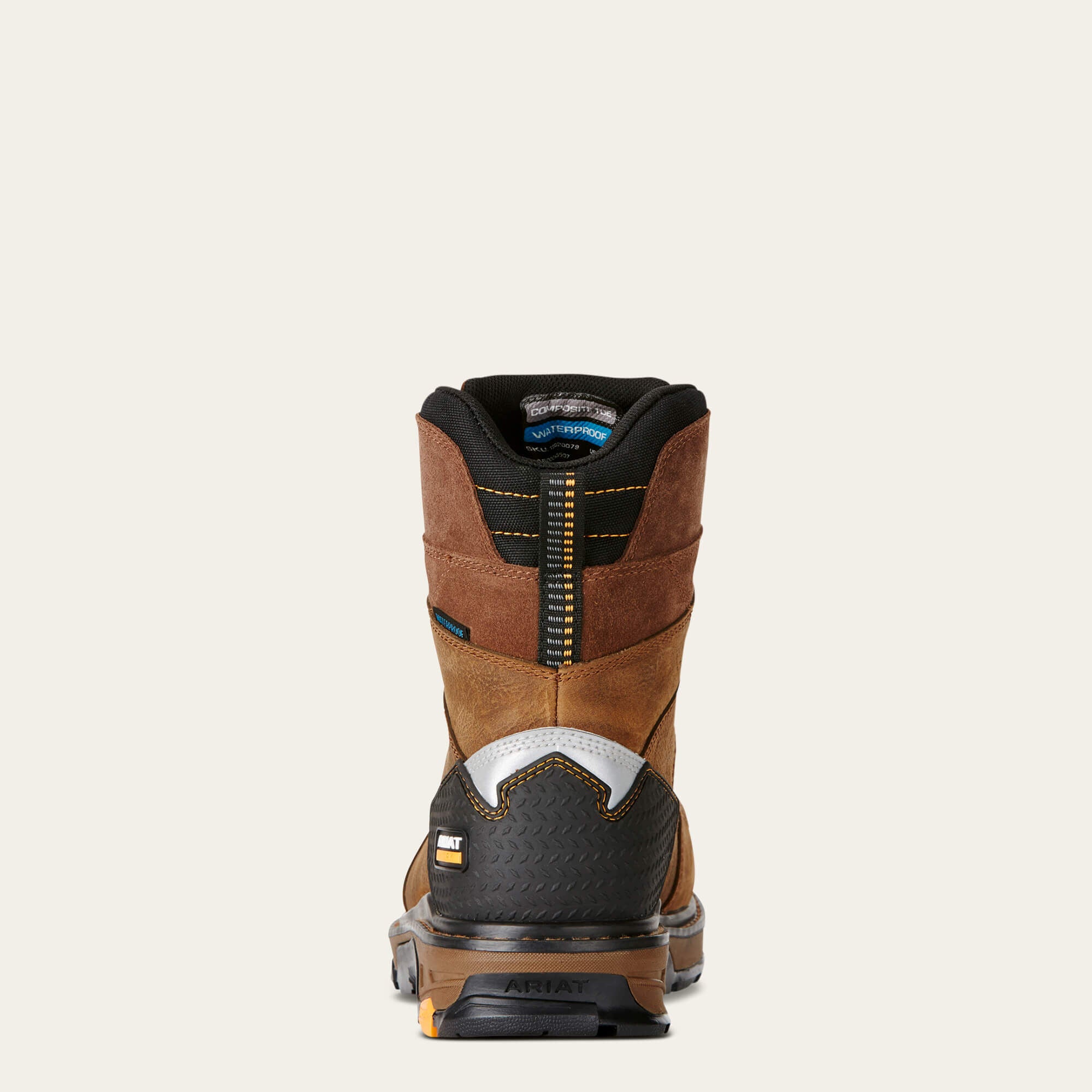 Intrepid 8" Waterproof Composite Toe Work Boot Men - RYE BROWN
