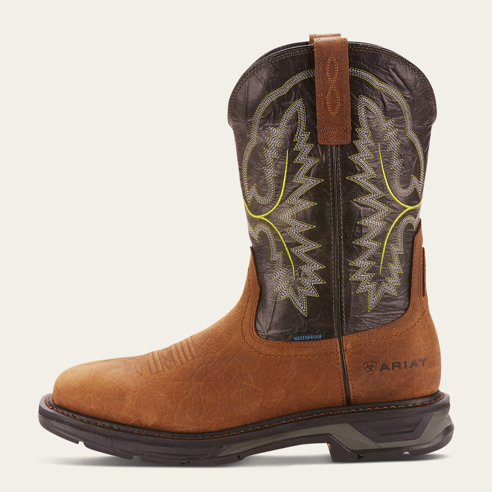 WorkHog XT Waterproof Work Boot Men - TUMBLED BARK