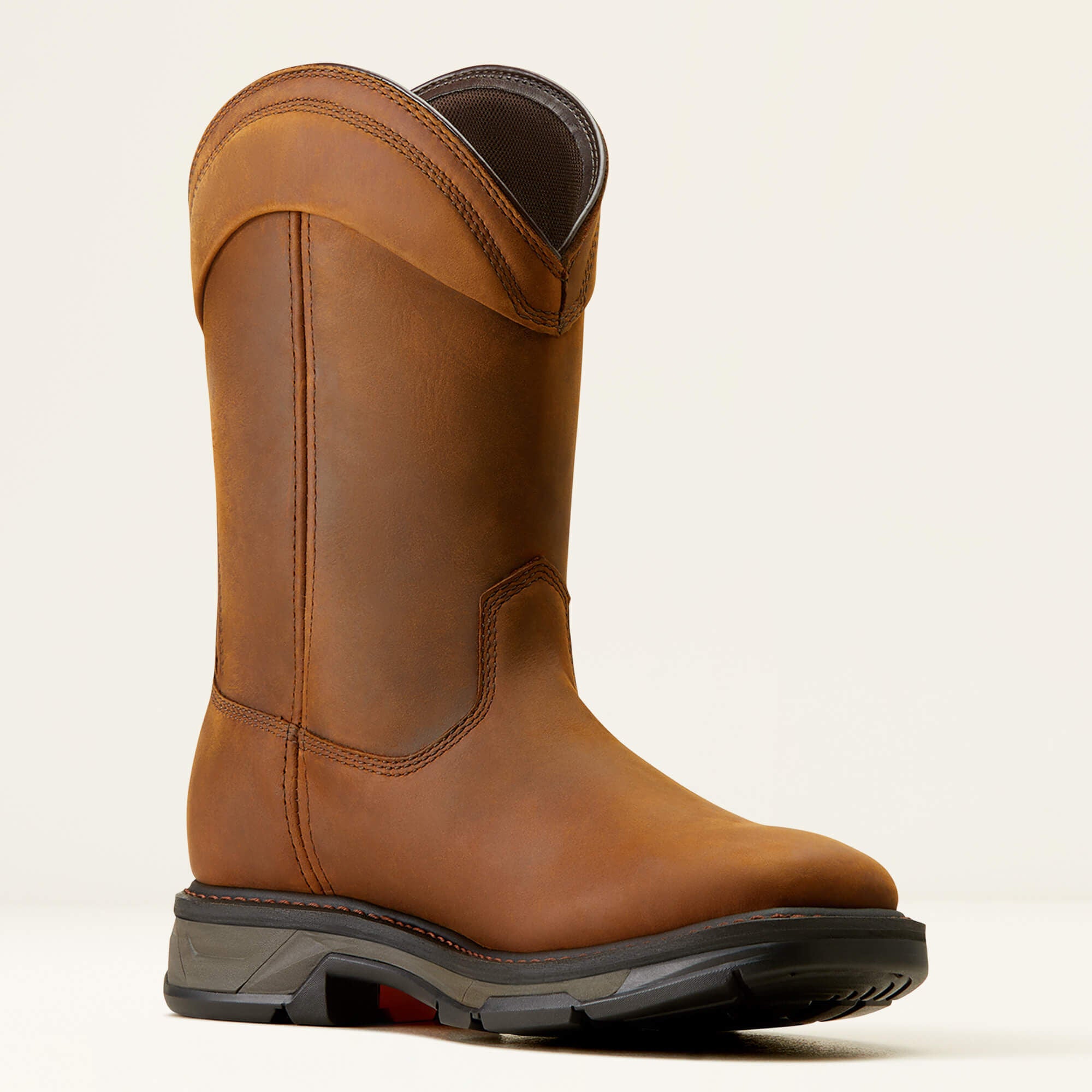WorkHog XT Wellington Waterproof Work Boot Men - DISTRESSED BROWN