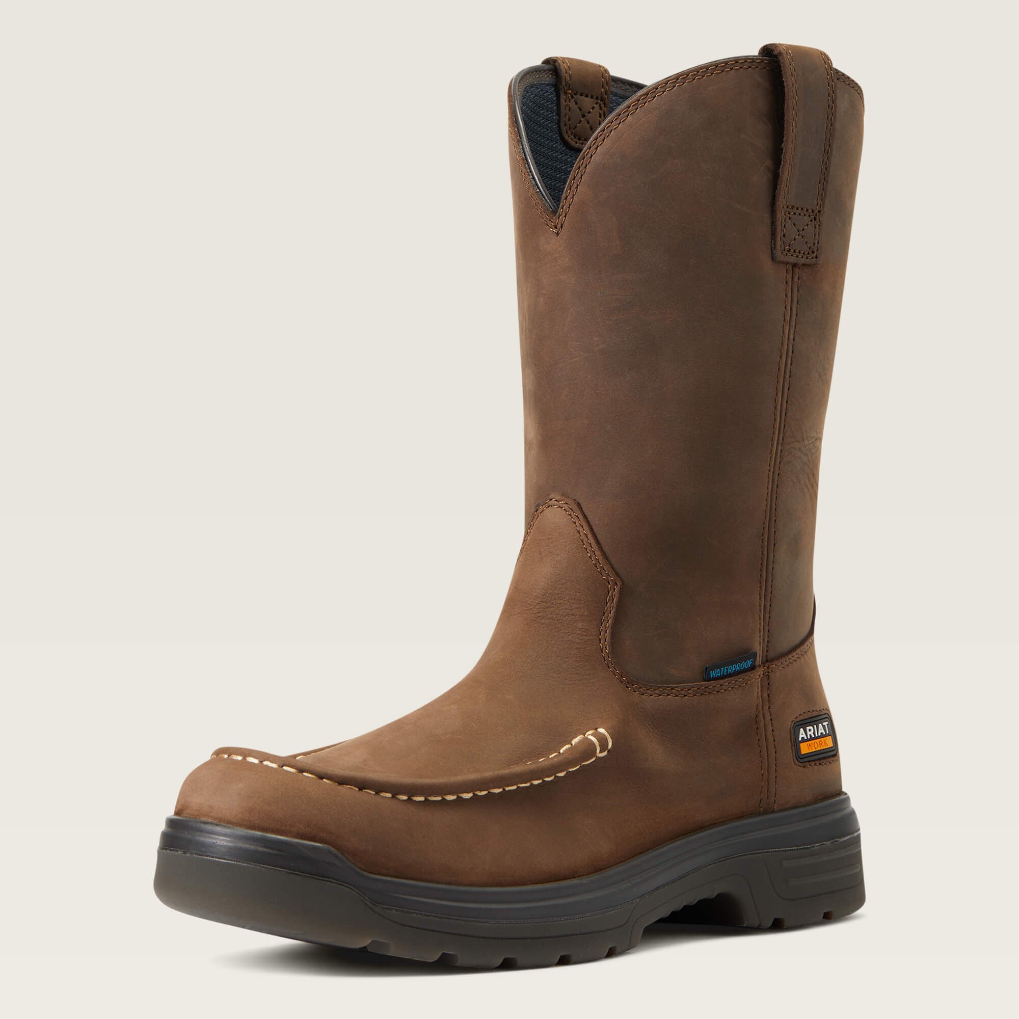 Turbo Moc Toe Waterproof Work Boot Men - MOCHA