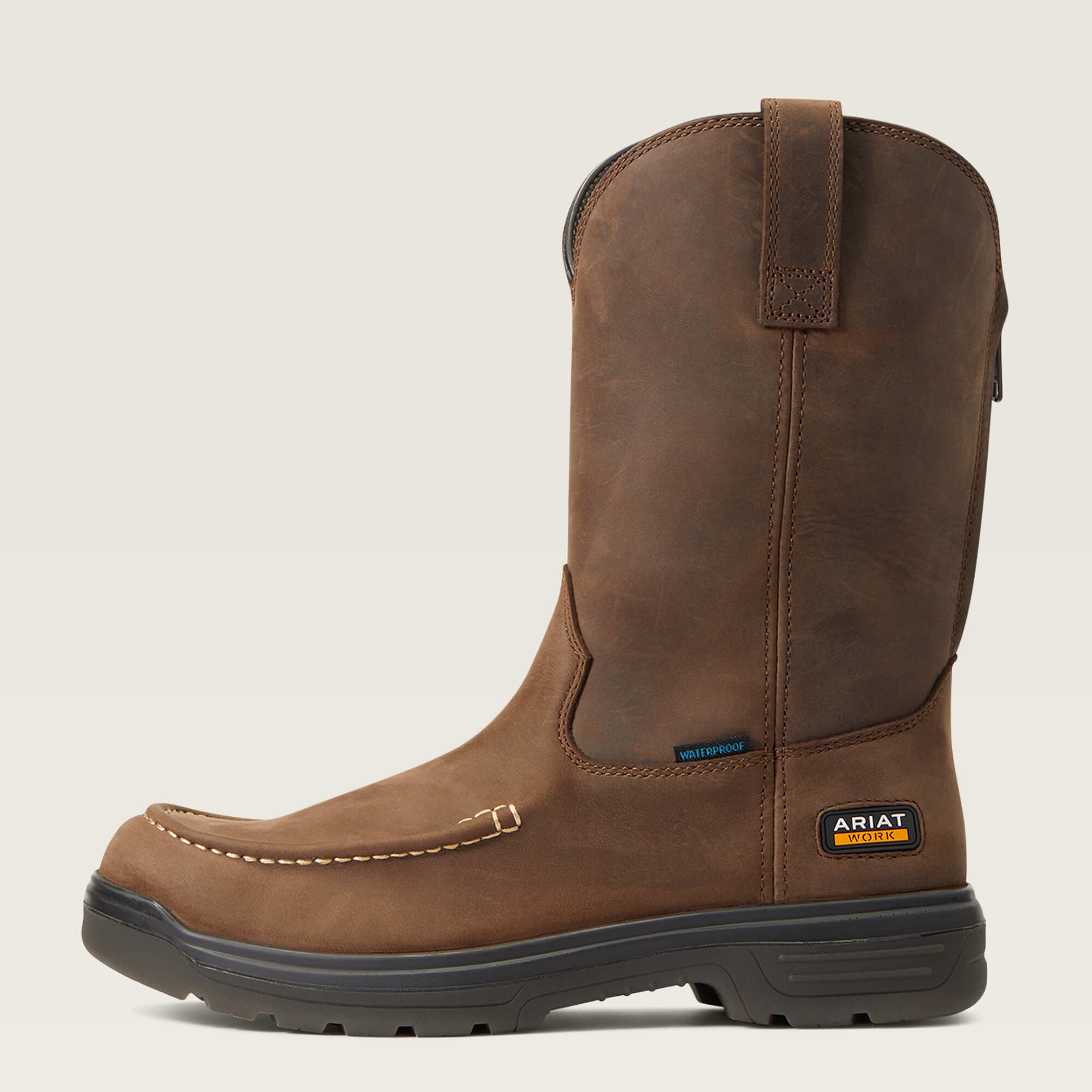 Turbo Moc Toe Waterproof Work Boot Men - MOCHA