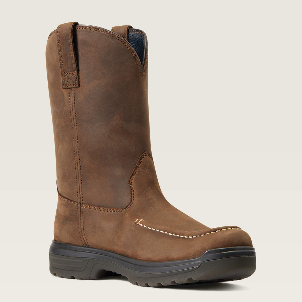 Turbo Moc Toe Waterproof Work Boot Men - MOCHA