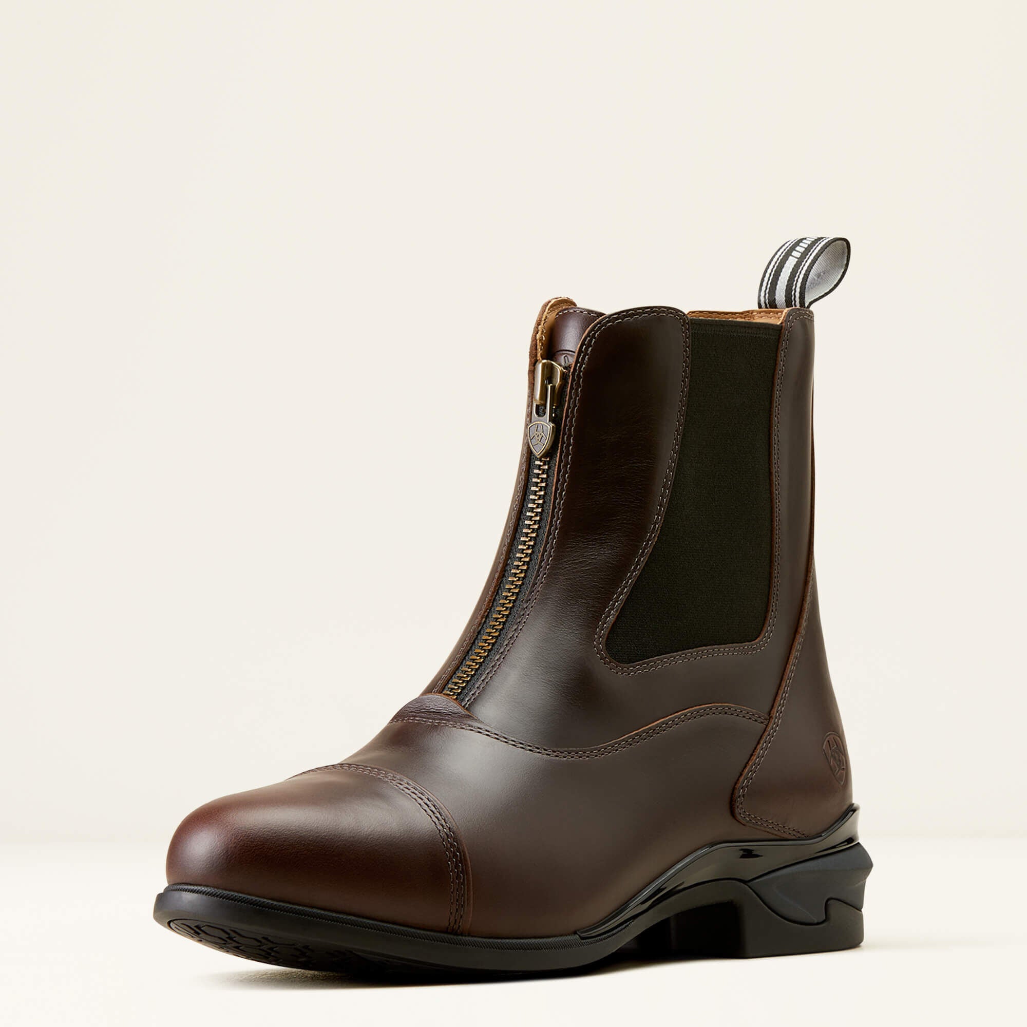 Devon Zip Paddock Boot Men - WAXED CHOCOLATE