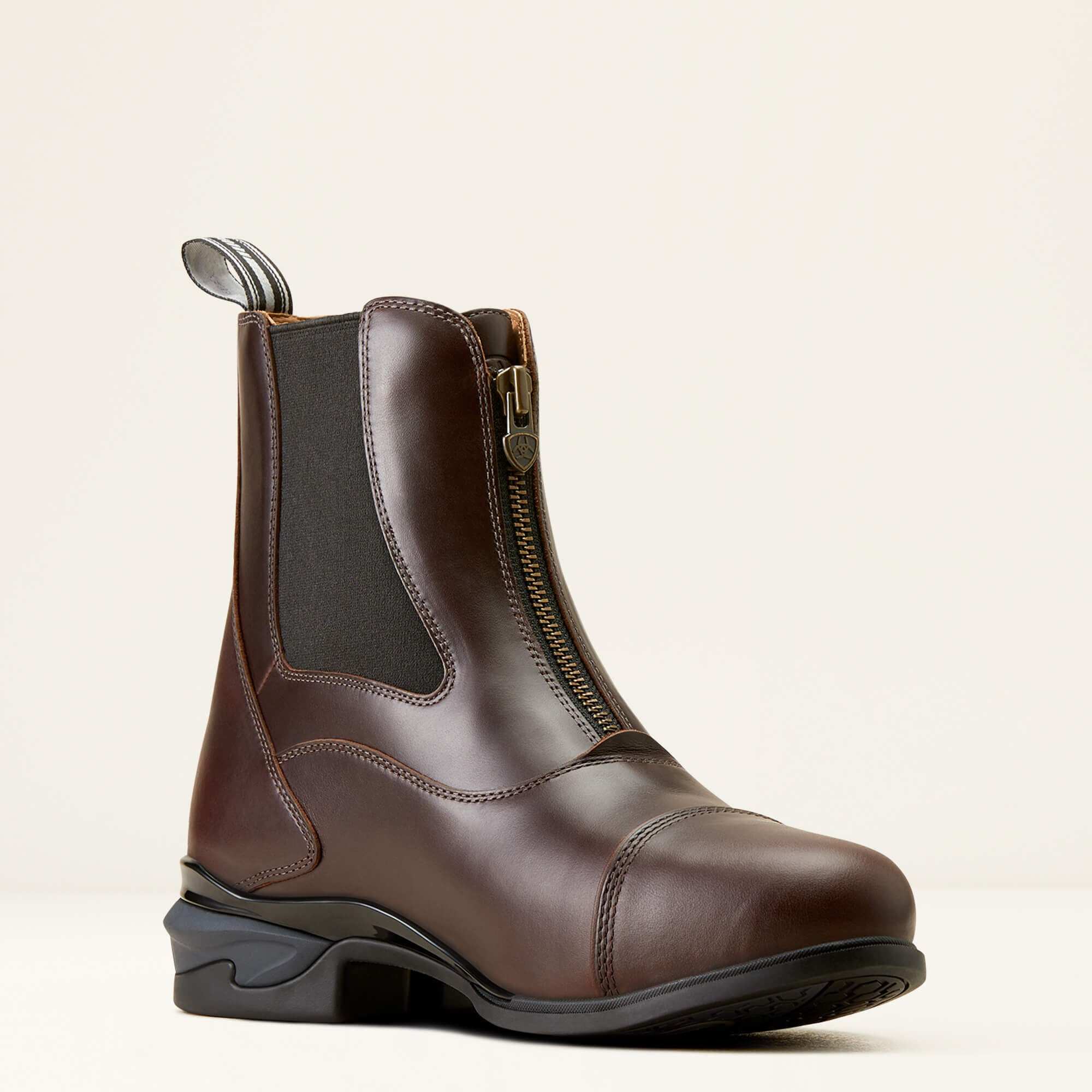 Devon Zip Paddock Boot Men - WAXED CHOCOLATE