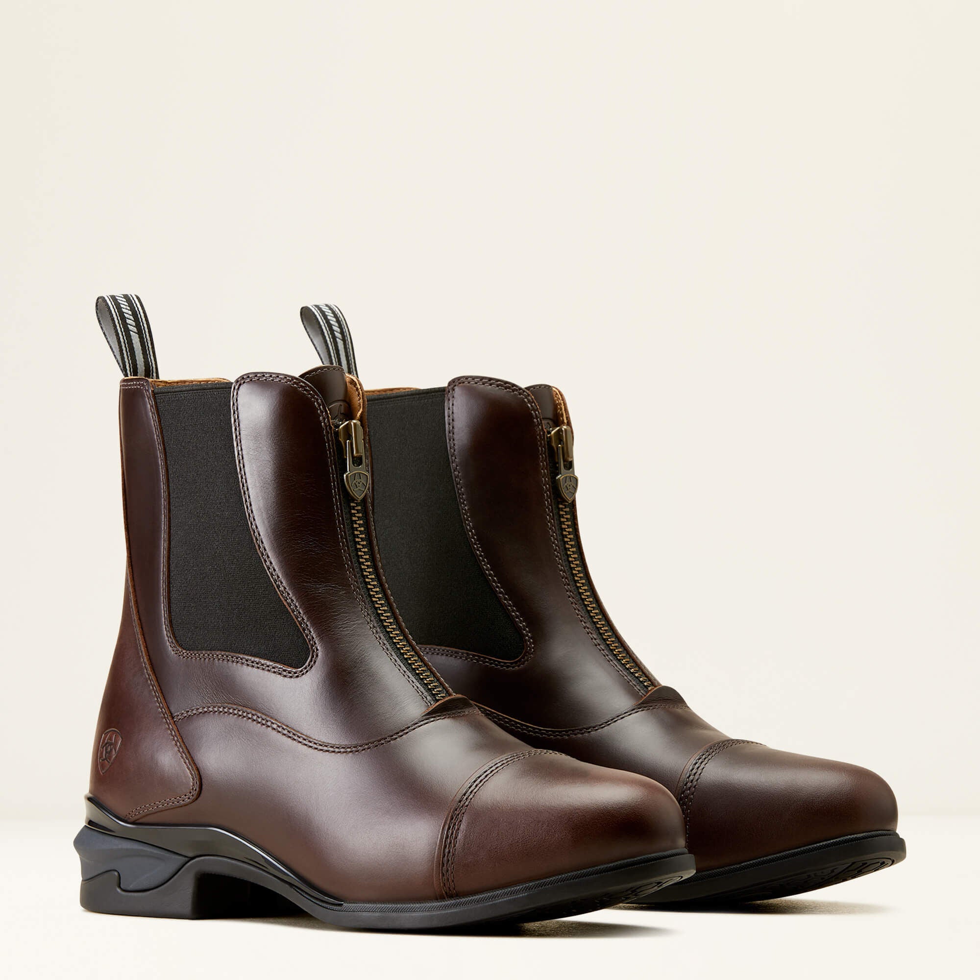 Devon Zip Paddock Boot Men - WAXED CHOCOLATE