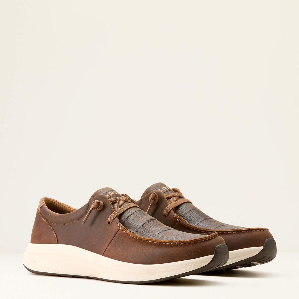 Buckeye Men - DISTRESSED BROWN/DARK TAN CROCODILE PRIN