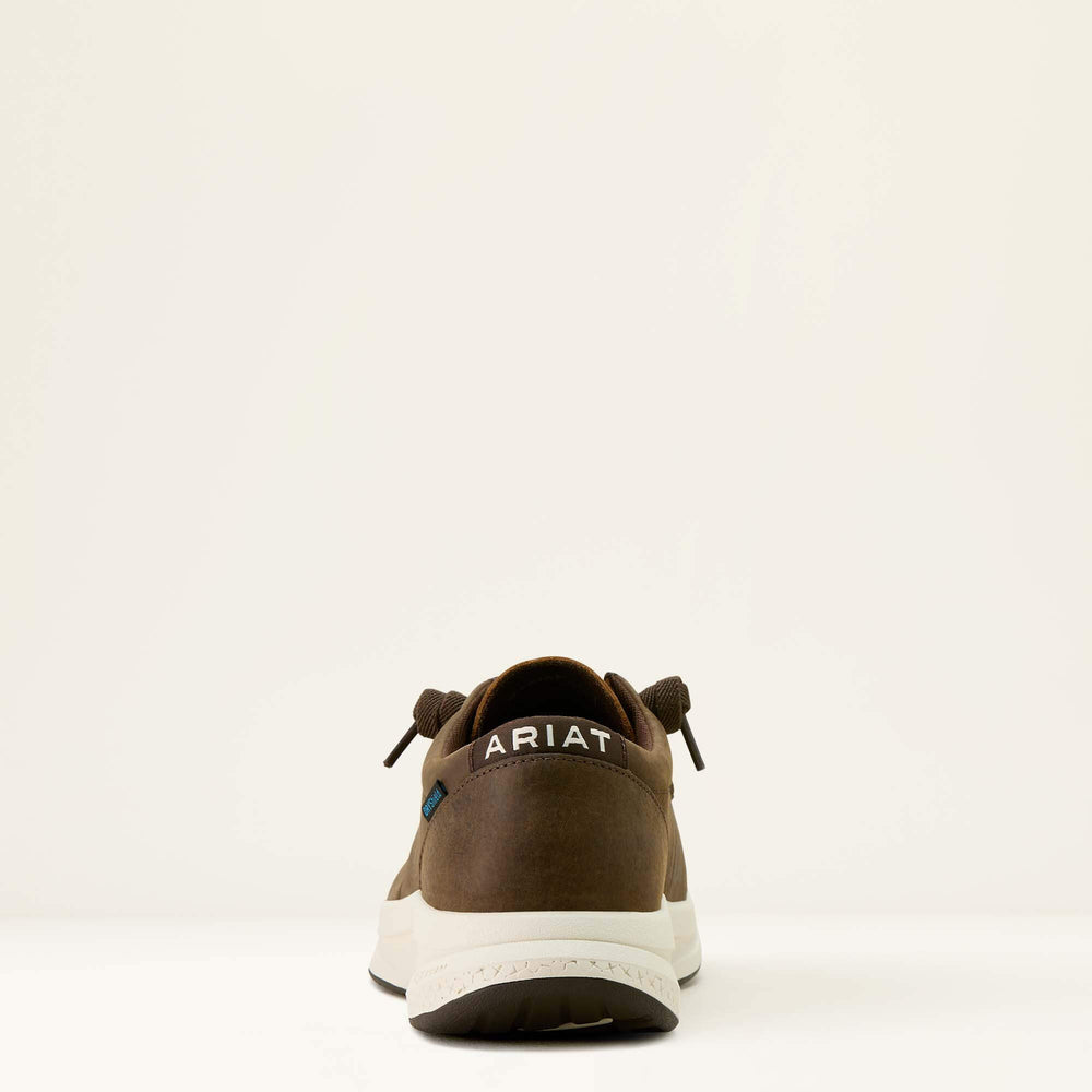 Buckeye Waterproof Shoe Men - DARK CHOCOLATE/CHOCOLATE FULL QUILL OSTRICH PRINT