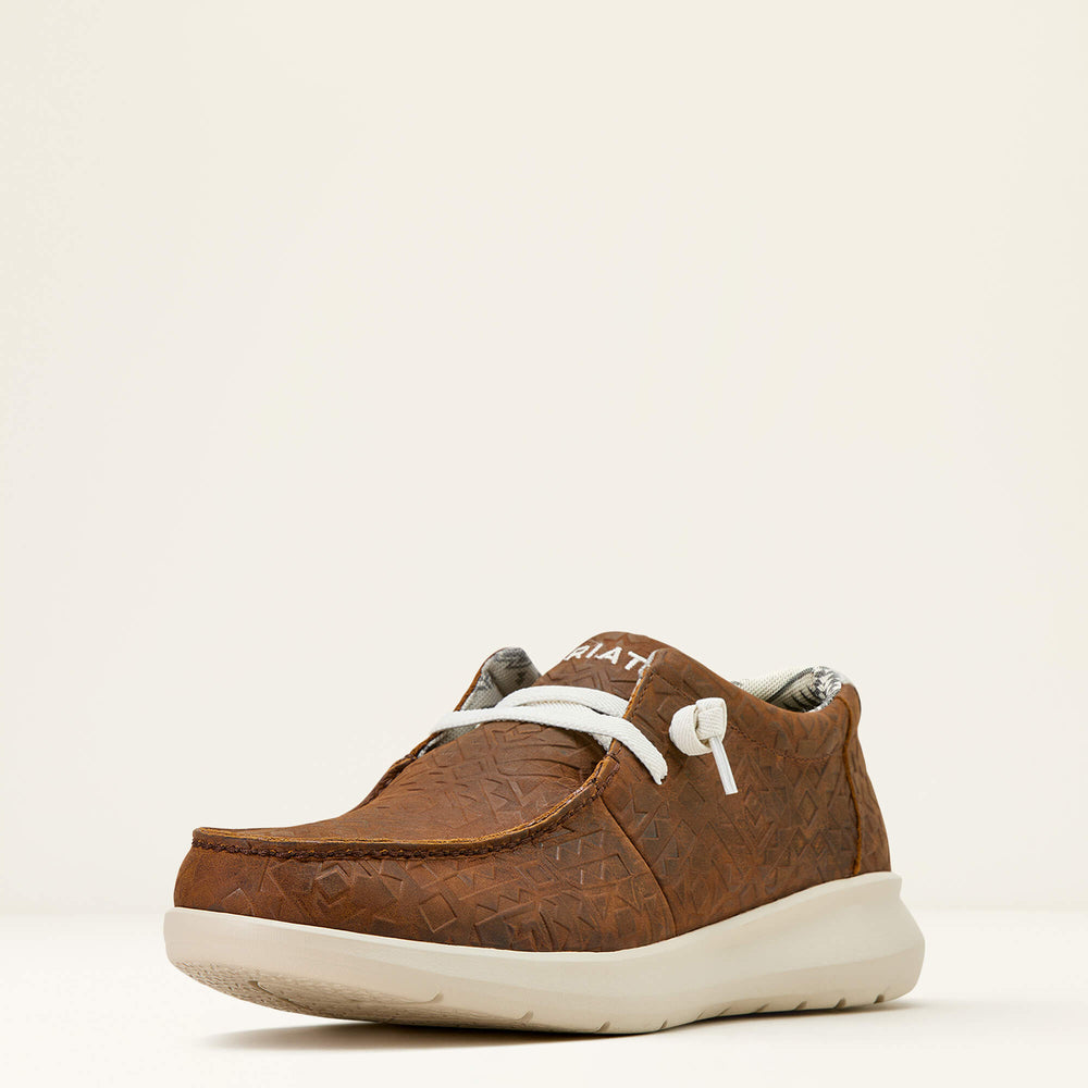 Hilo Shoe Men - MAHOGANY BLANKET EMBOSS