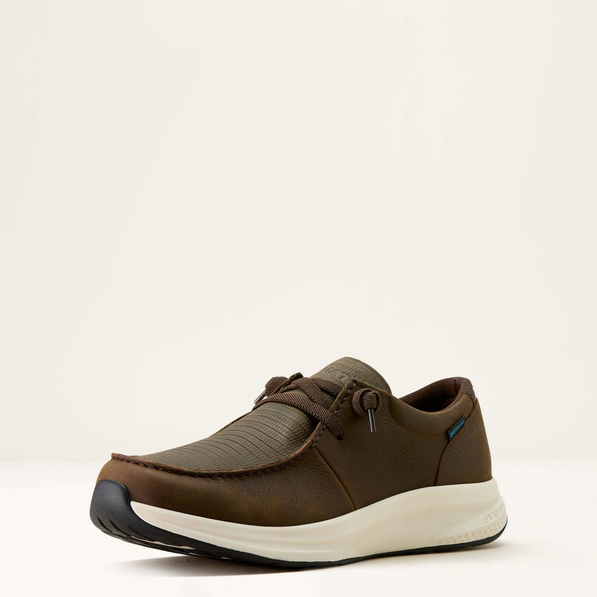 Buckeye Waterproof Shoe Men - DARK BROWN/BROWN LIZARD PRINT
