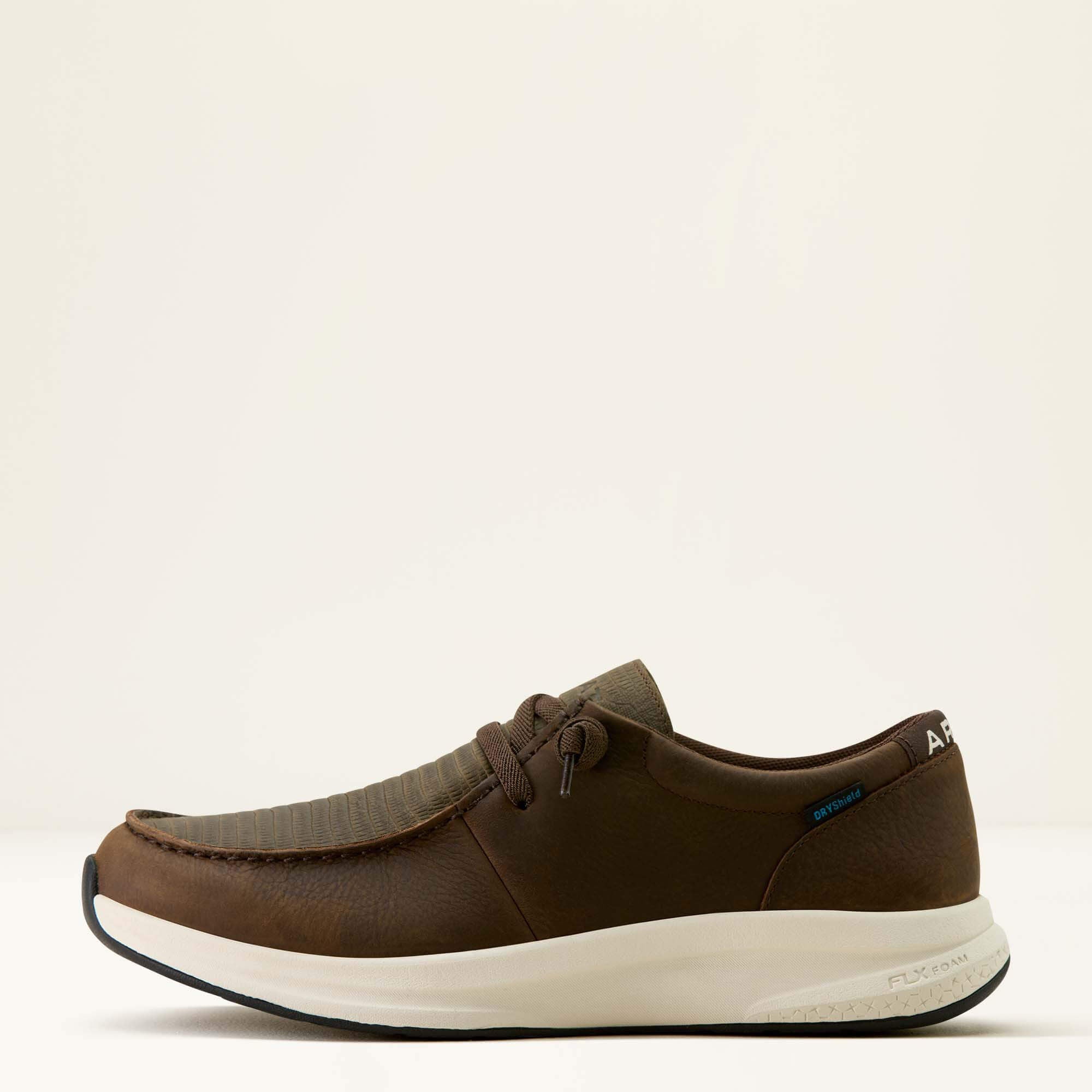Buckeye Waterproof Shoe Men - DARK BROWN/BROWN LIZARD PRINT