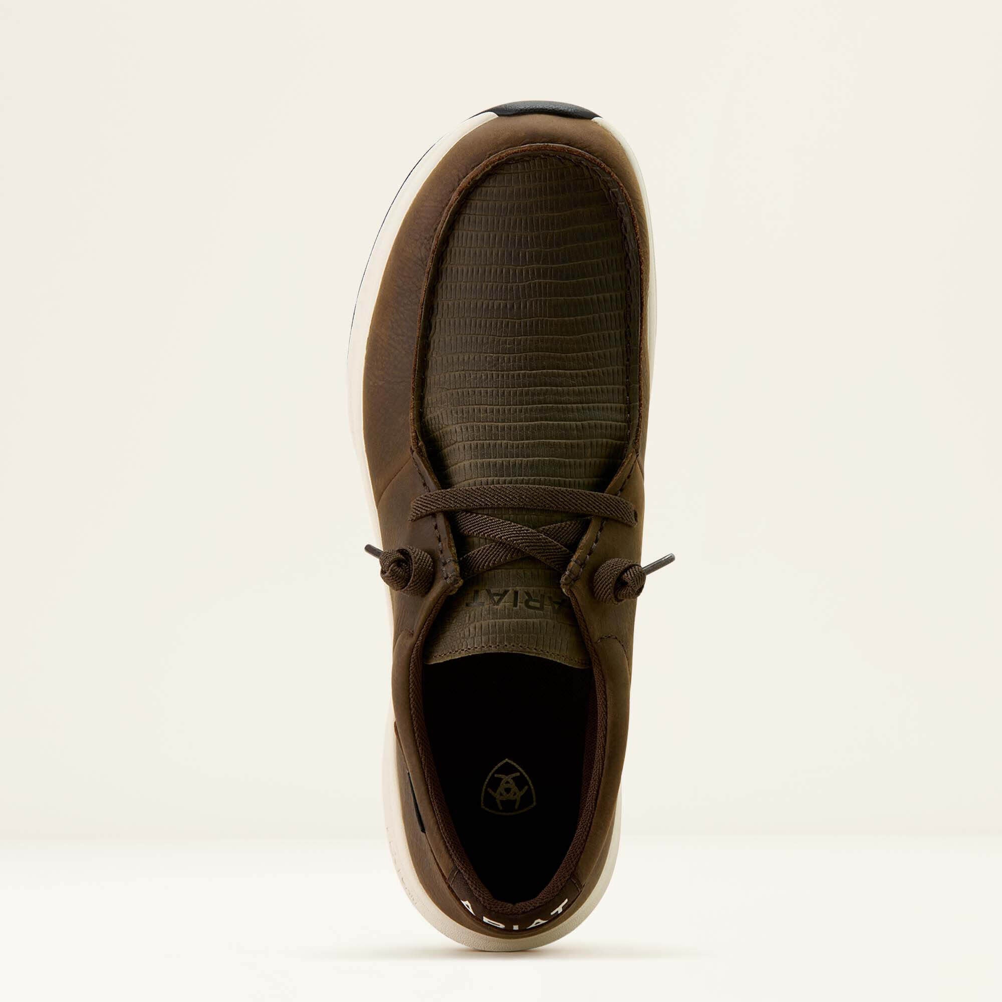 Buckeye Waterproof Shoe Men - DARK BROWN/BROWN LIZARD PRINT