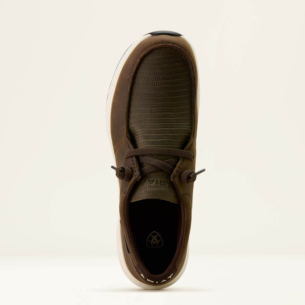 Buckeye Waterproof Shoe Men - DARK BROWN/BROWN LIZARD PRINT