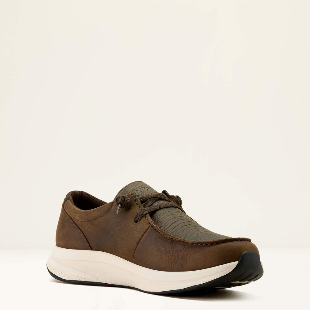 Buckeye Waterproof Shoe Men - DARK BROWN/BROWN LIZARD PRINT