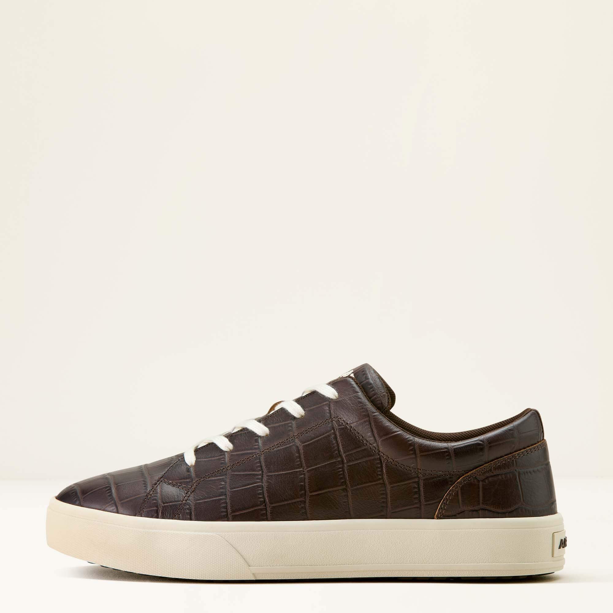 Sawyer Shoe Men - ANTIQUE TAN CROC PRINT