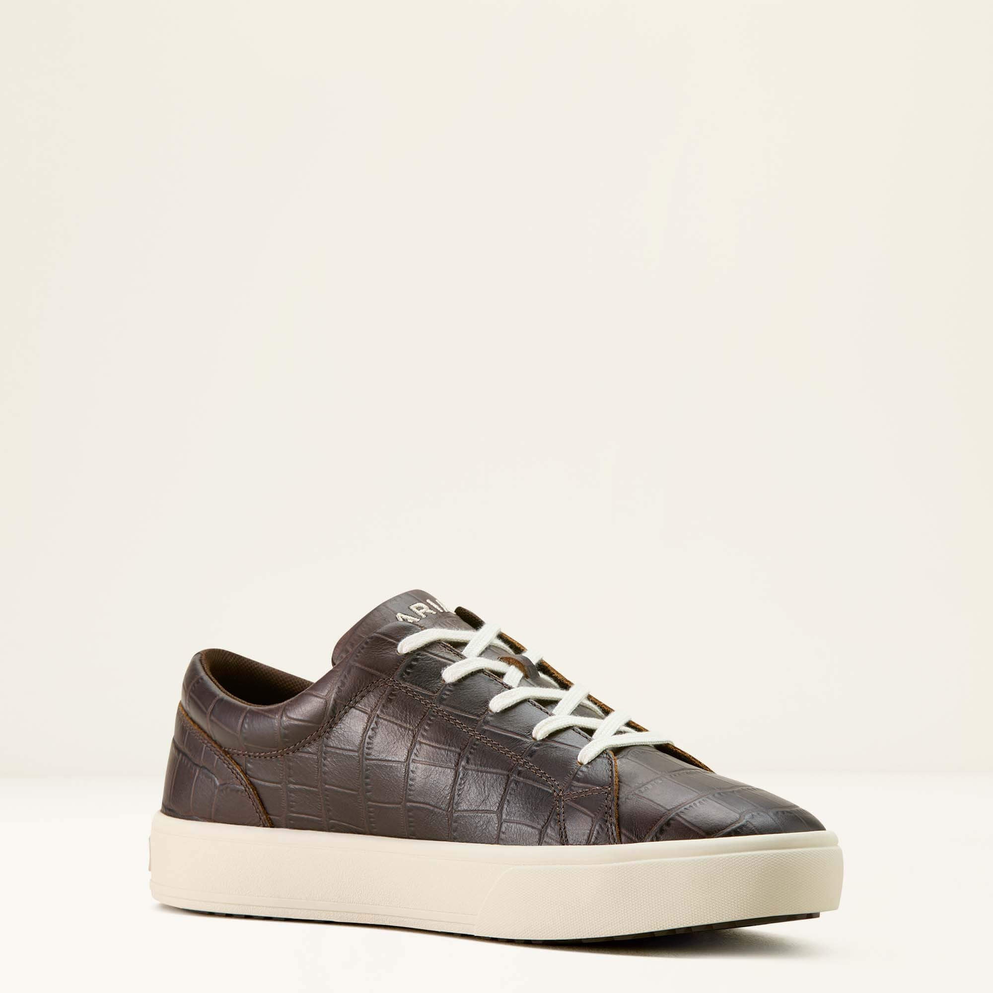 Sawyer Shoe Men - ANTIQUE TAN CROC PRINT