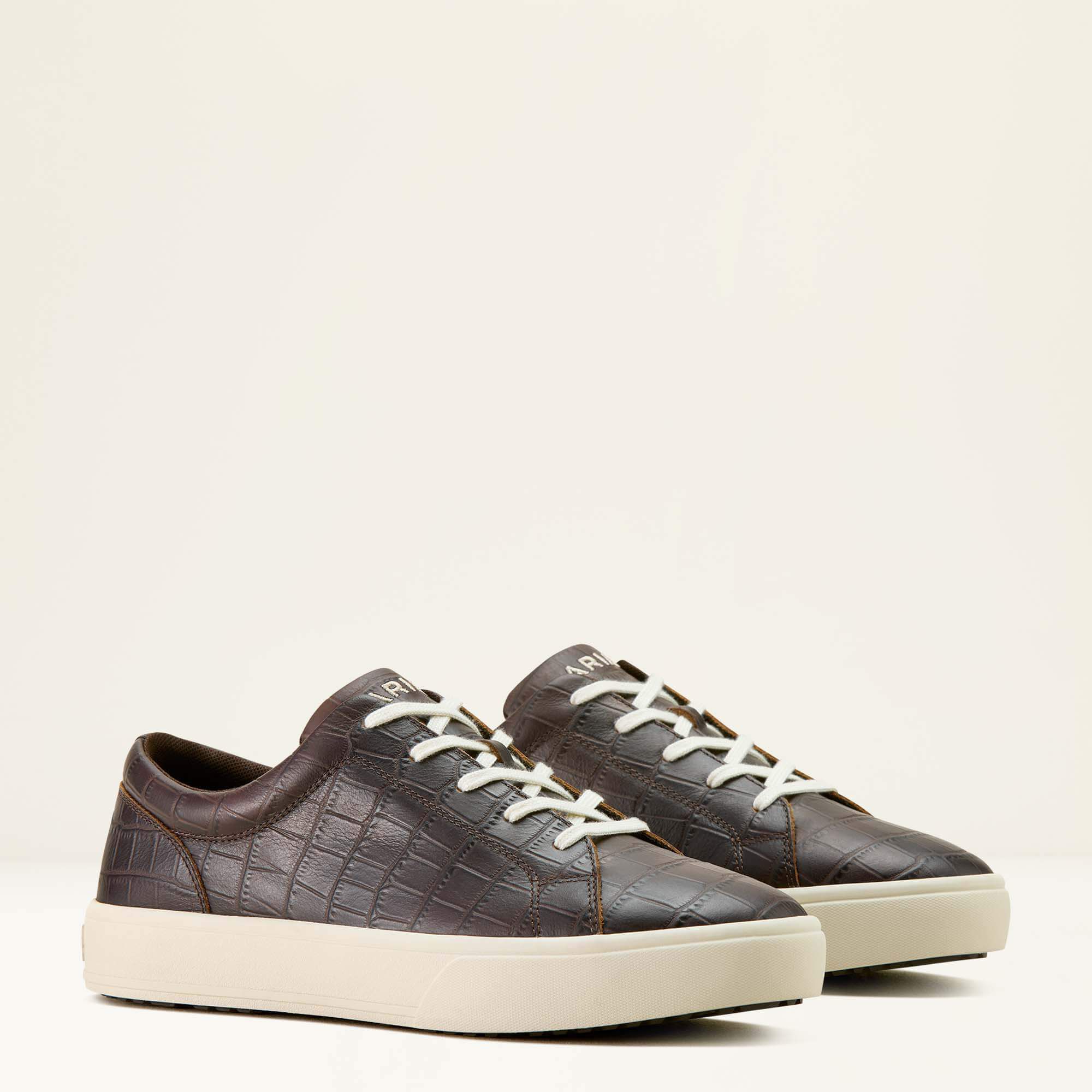 Sawyer Shoe Men - ANTIQUE TAN CROC PRINT