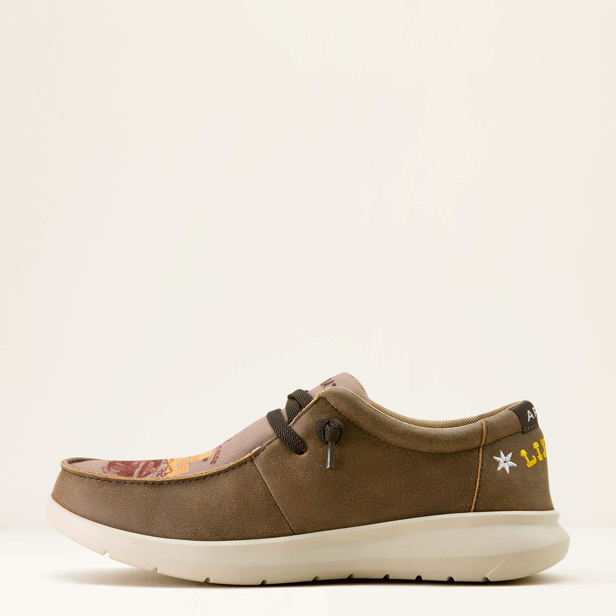 Hilo Sendero Shoe Men - BROWN BOMBER/SLOW HORSES PRINT