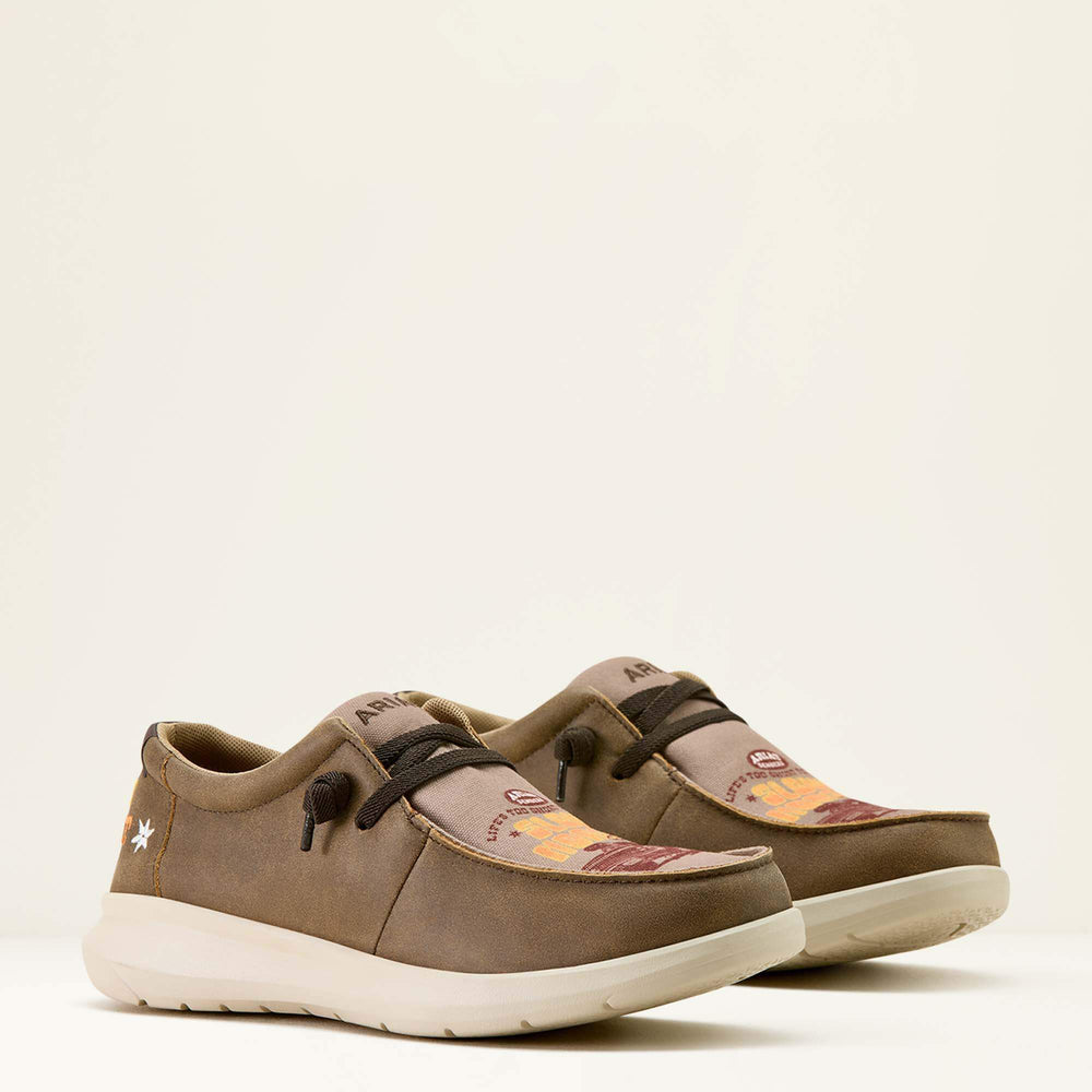 Hilo Sendero Shoe Men - BROWN BOMBER/SLOW HORSES PRINT