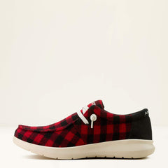 Hilo Shoe Men - RED BUFFALO CHECK FLANNEL