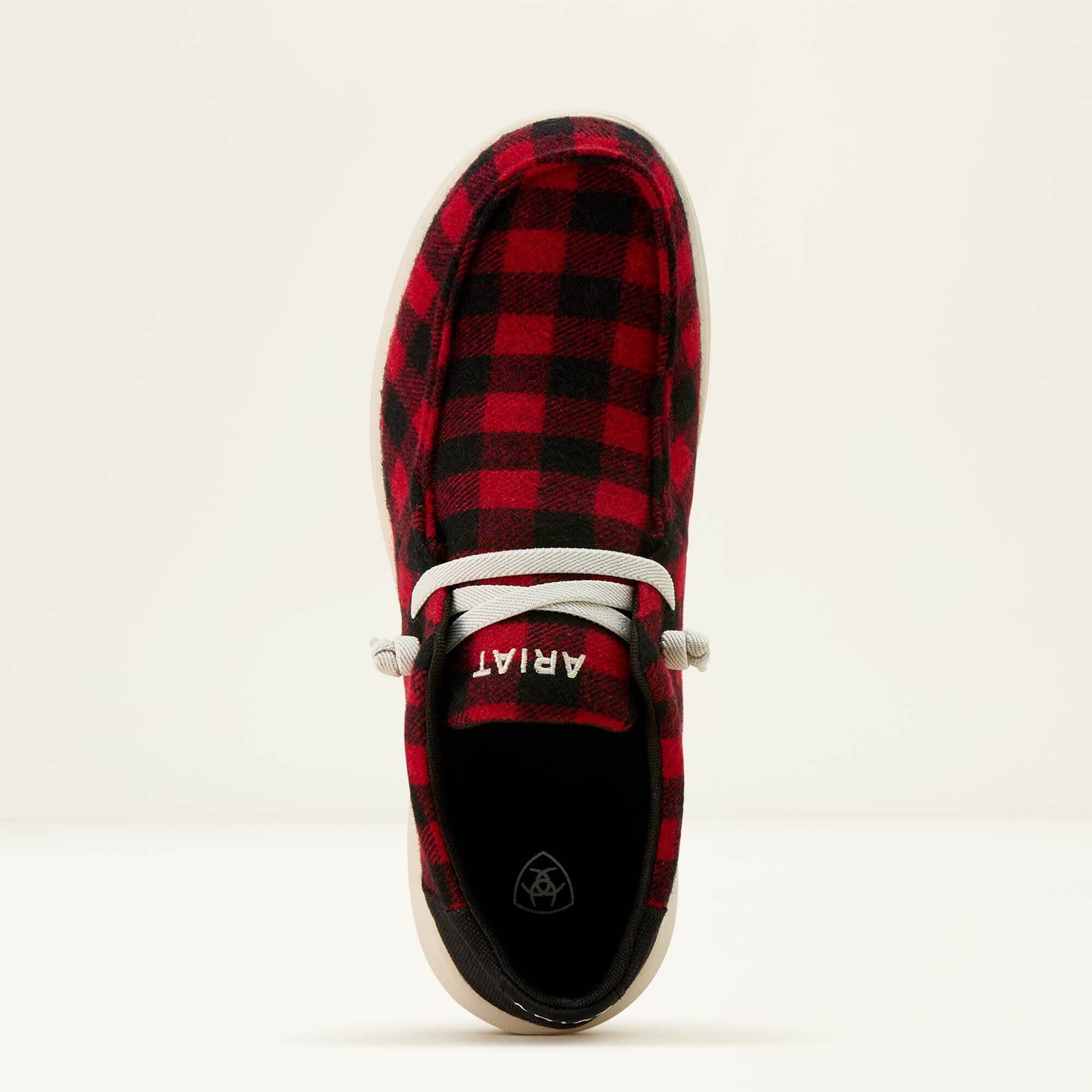 Hilo Shoe Men - RED BUFFALO CHECK FLANNEL