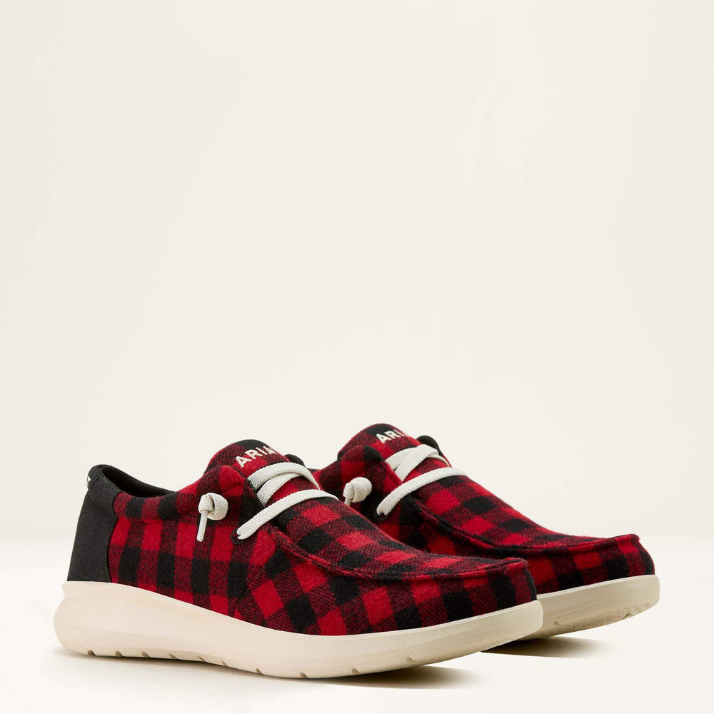 Hilo Shoe Men - RED BUFFALO CHECK FLANNEL