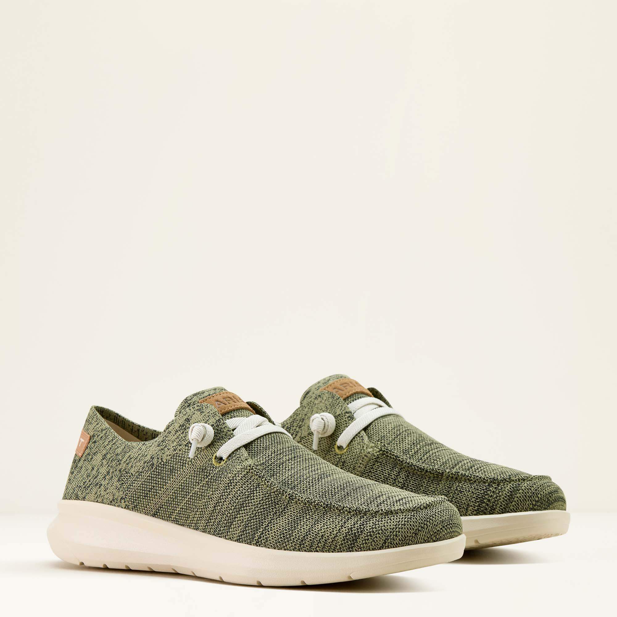 Hilo Shoe Men - OLIVE GREEN KNIT
