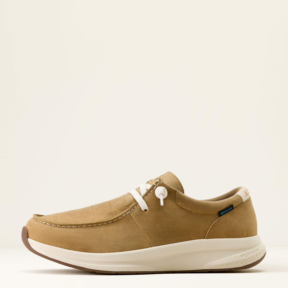 Buckeye Waterproof Shoe Men - LIGHT TAN/NATURALLY DISTRESSED CROC PRINT