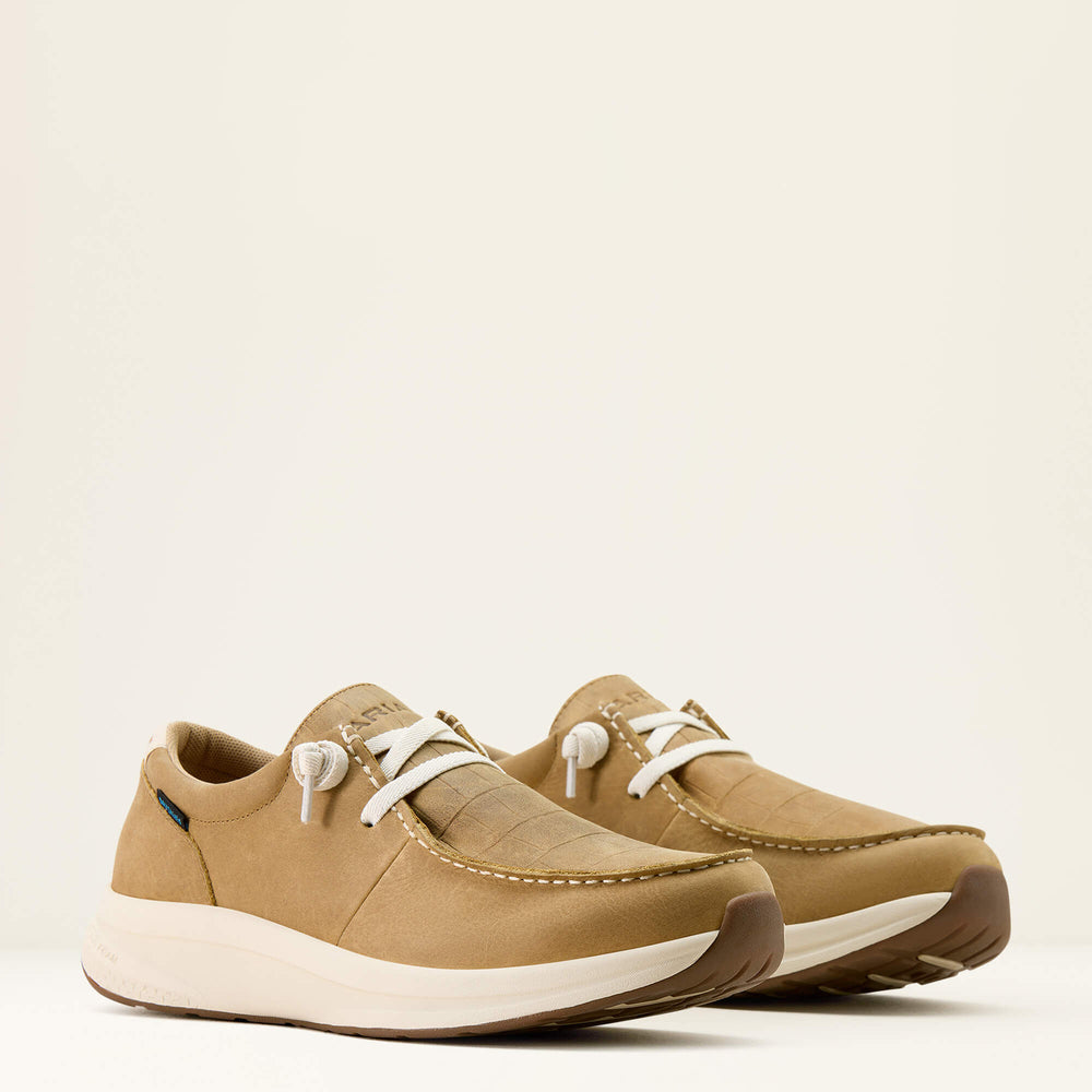 Buckeye Waterproof Shoe Men - LIGHT TAN/NATURALLY DISTRESSED CROC PRINT